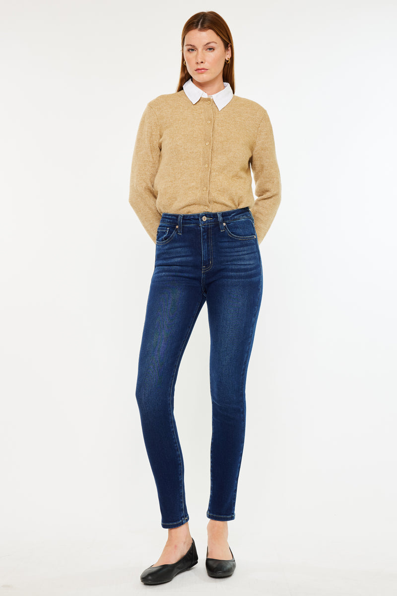 Nicole High Rise Super Skinny Jeans for Women - Stretch Denim Pants with Tummy Control - Perfect for Casual Wear, Night Out & Everyday Fashion