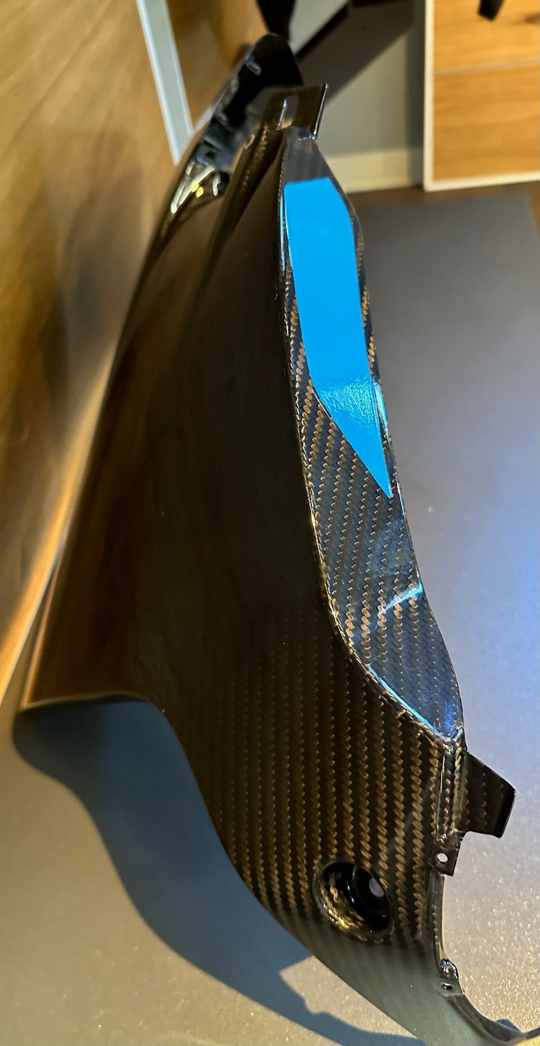BMW M1000RR Left Side Engine Spoiler with Decorative Design - Lightweight & Durable Motorcycle Accessory for Racing & Street Performance