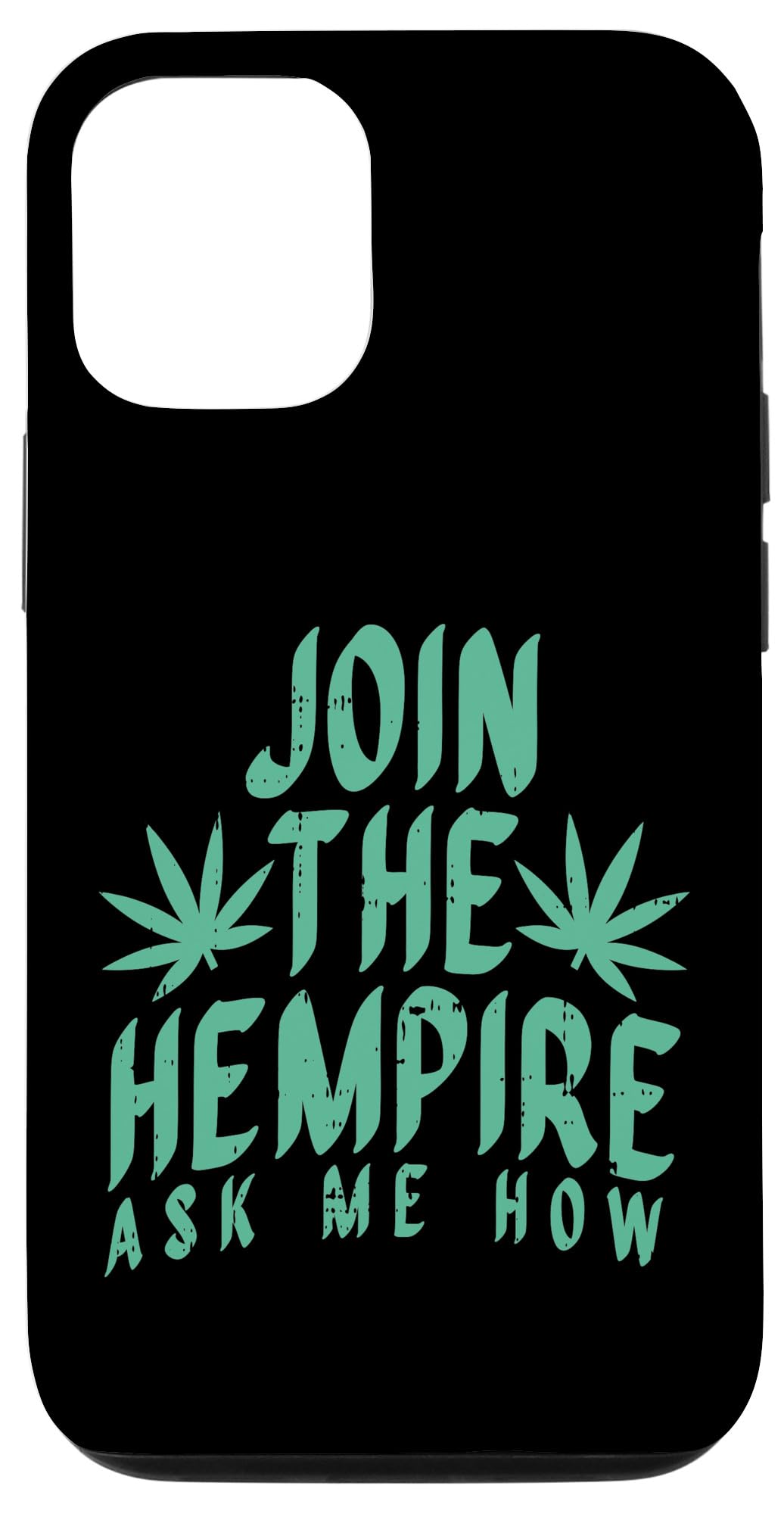 iPhone 12/12 Pro CBD Hemp Plant Case - Premium Protective Cover for Cannabidiol Enthusiasts | Perfect for Daily Use, Travel & Cannabis Events
