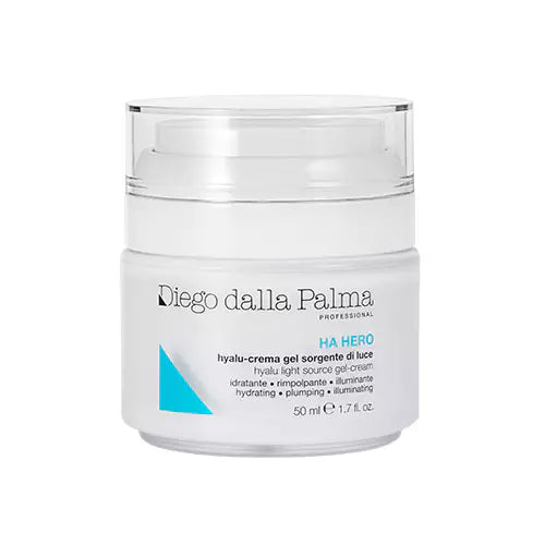 RVB DDP DIEGO DALLA PALMA HA Hyalu Light Source Gel Cream 50ml - Hydrating Hyaluronic Acid Face Moisturizer for Dry Skin | Day & Night Use for Glowing Skin