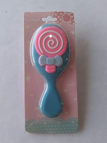 Colorful Candy Baby Hair Comb Brush - Soft Bristles for Newborns & Toddlers - Blue (Perfect for Gifts, Baby Showers & Daily Hair Care)