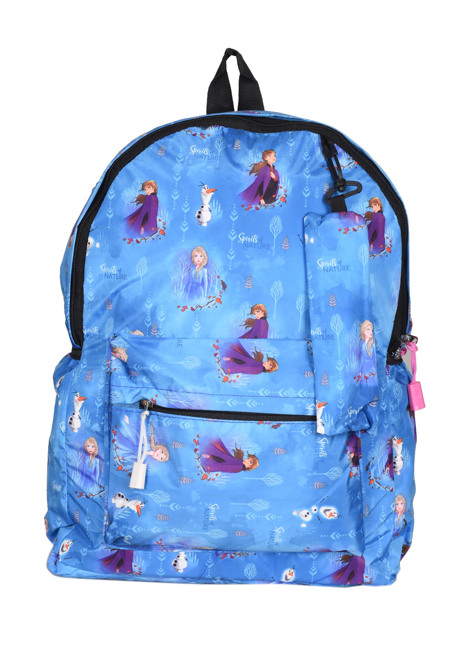 Stylish Girls Canvas Backpack - Multipurpose School & Travel Bag for Teens & College Students with Bottle Holder & Front Pocket | Perfect for School, Hiking, and Daily Use