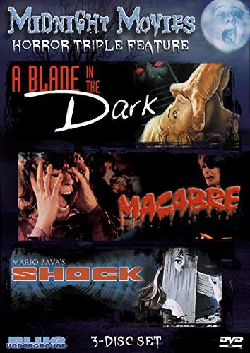 Midnight Movies Vol 1: Horror Triple Feature Blu-ray (A Blade in the Dark, Macabre, Shock) | Cult Classic Horror Films Collection | Perfect for Movie Nights & Halloween Parties