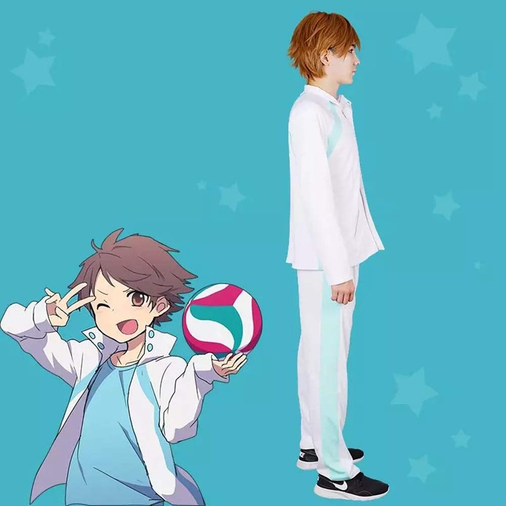 Haikyuu!! Oikawa Tooru Anime Cosplay Jacket - Short Sleeve Outerwear Coat for Cosplay, Halloween, and Anime Conventions