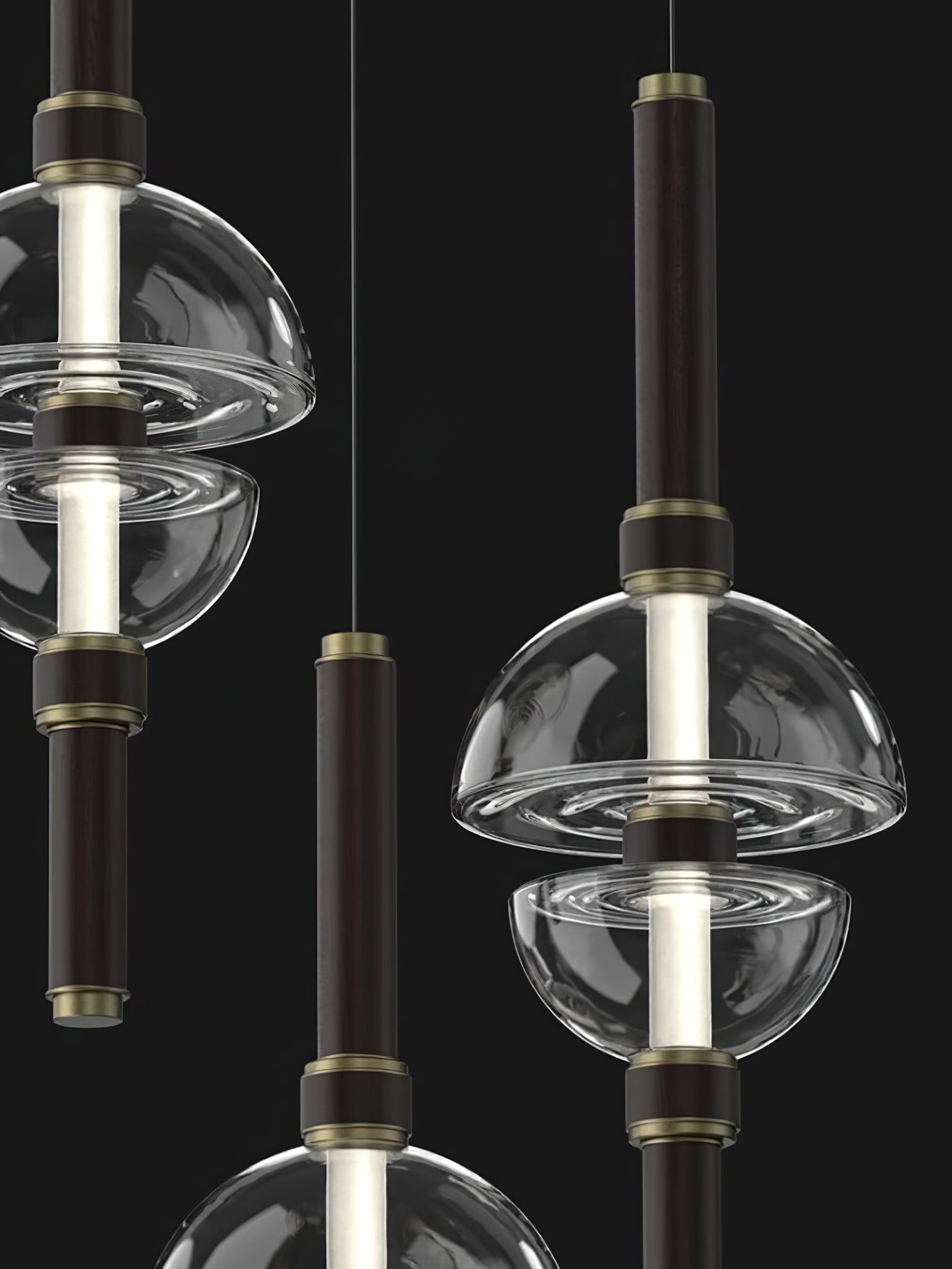 Aurora Luminosity Pendant Lamp - Modern Nordic Style LED Hanging Light for Bedroom, Living Room, Dining Room & Kitchen Decor