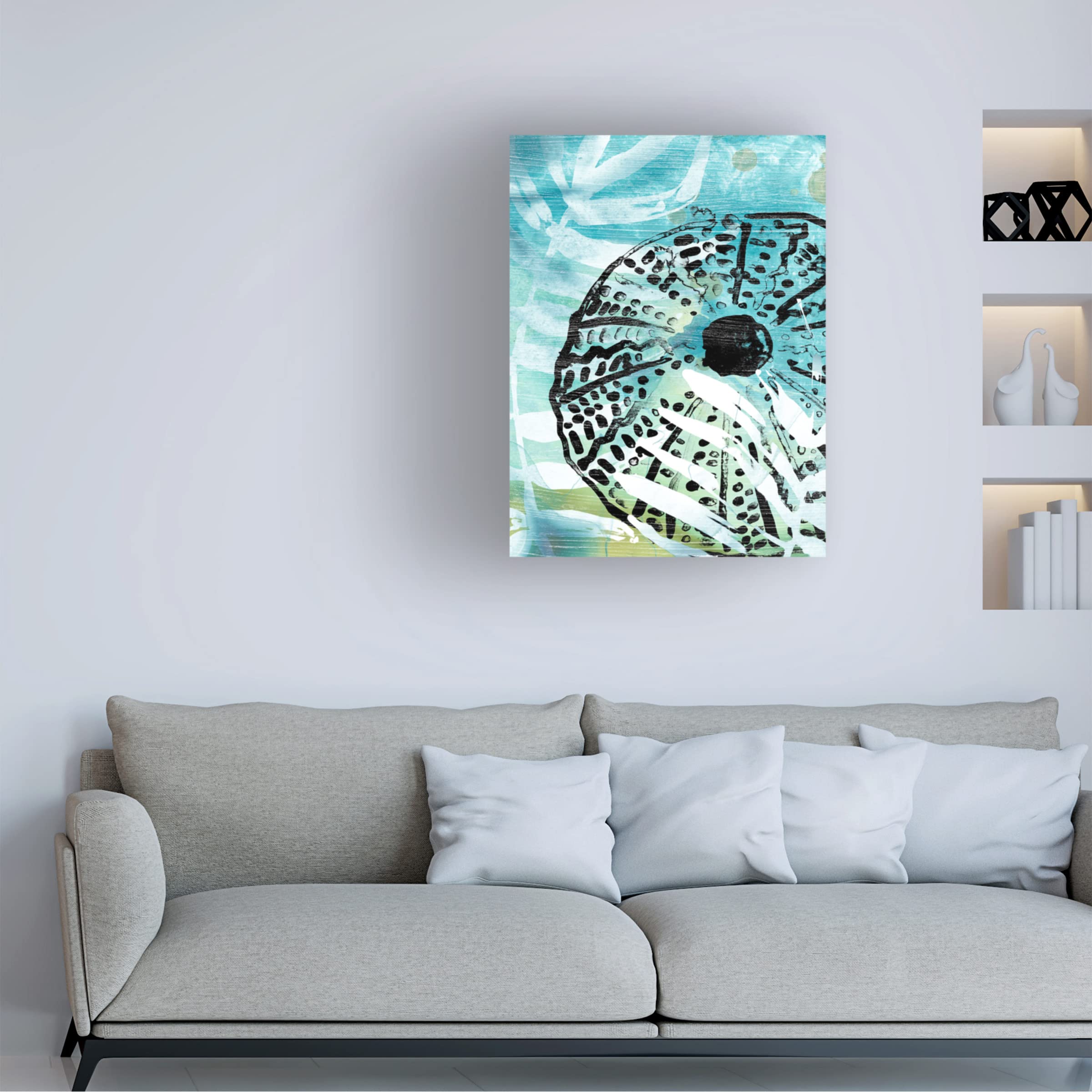 Trademark Fine Art 'Echinoidia I' Canvas Wall Art Print by June Erica Vess - Modern Home Decor for Living Room, Bedroom & Office