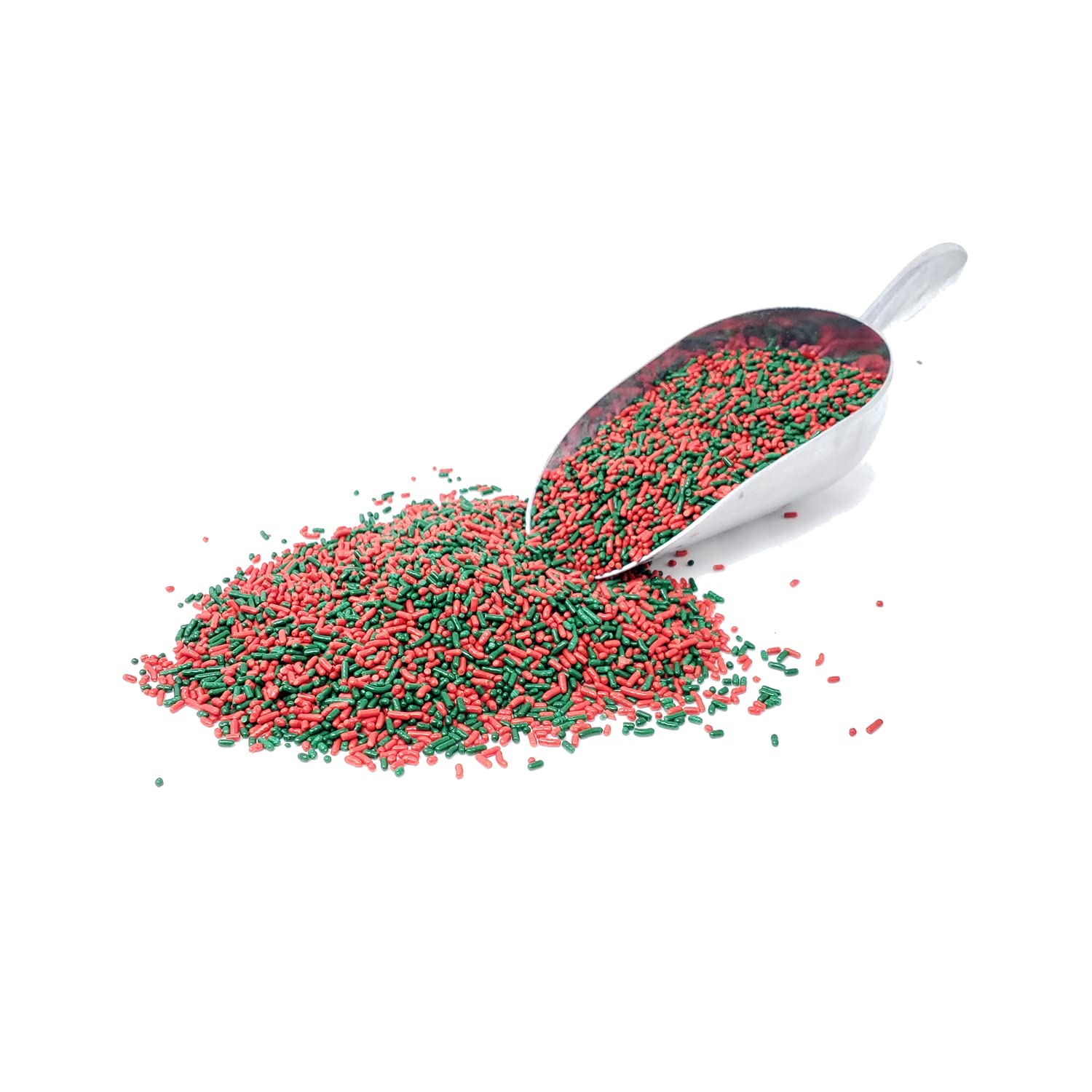 Christmas Mix Red & Green Cupcake Sprinkles 4oz - Holiday Baking Decorations for Cookies, Cakes & Desserts - Candy Retailer