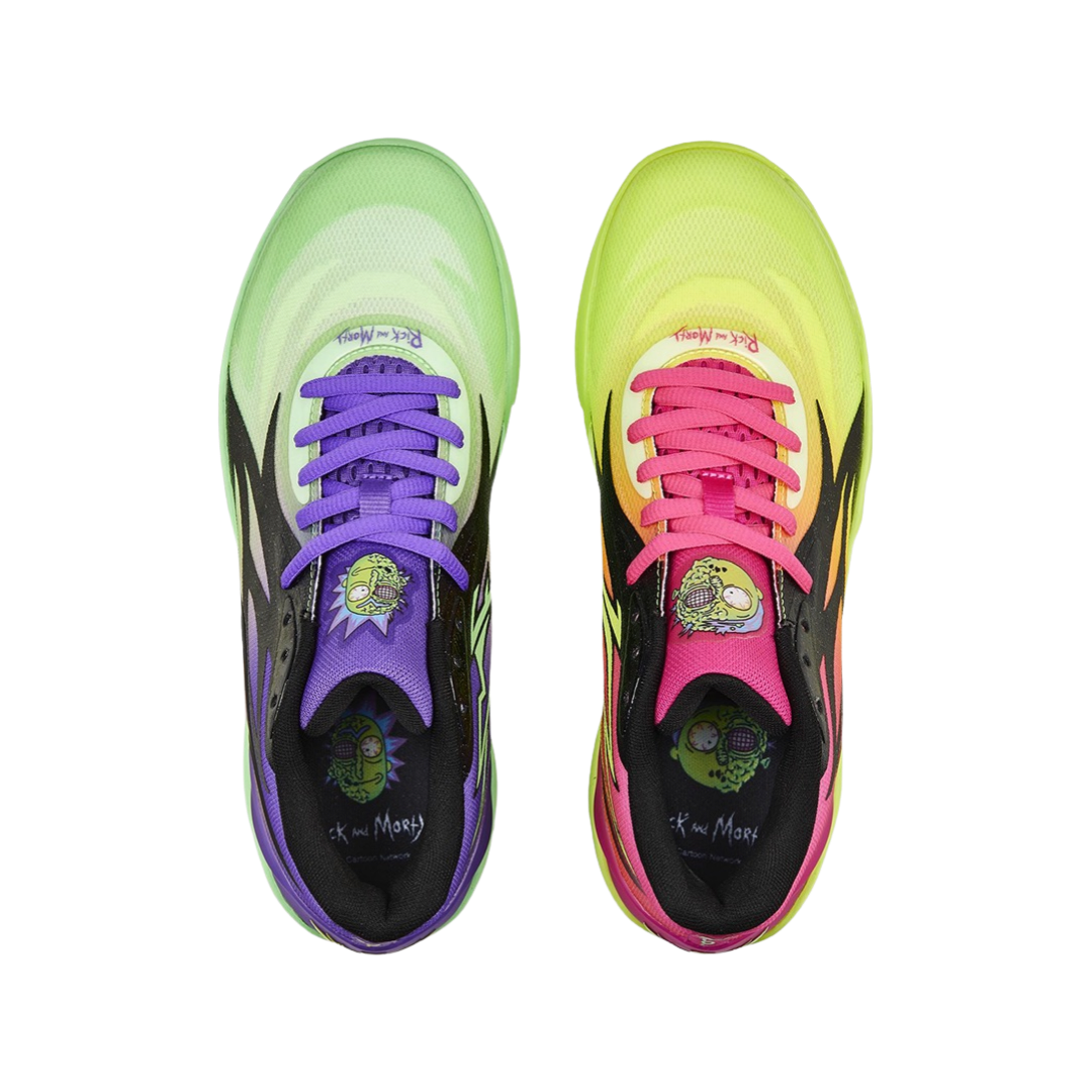 Puma LaMelo Ball MB.02 Rick & Morty Basketball Shoes - Limited Edition NBA Sneakers for Men - High Performance Court Shoes for Basketball Games & Streetwear Fashion