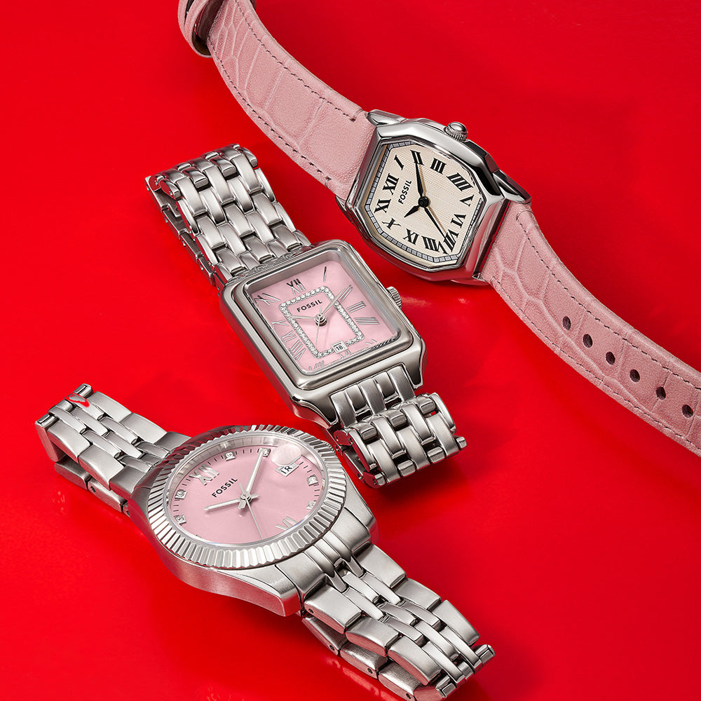 Fossil Raquel ES5401 Women's Analog Stainless Steel Watch - Elegant & Durable for Everyday Wear, Office & Casual Outfits