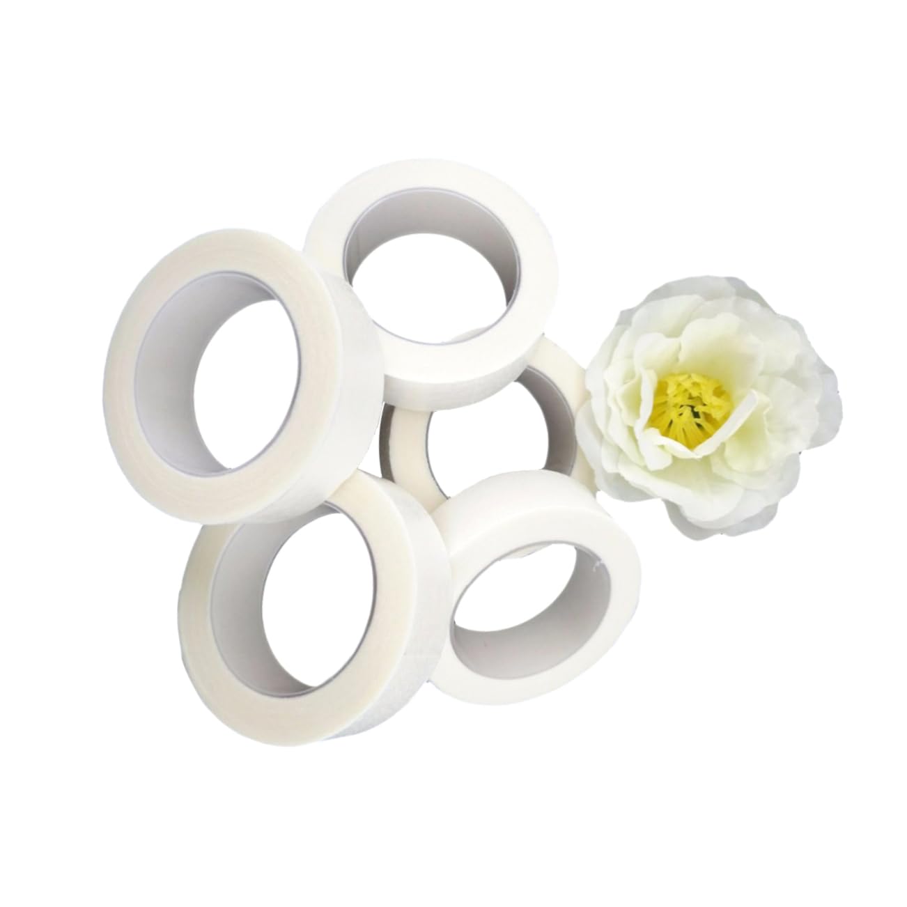 Professional Eyelash Extension Under Eye Pads - 10 Rolls White Lint-Free Eye Patches for Lash Grafting - Perfect for Salon & Home Use - Ideal for Comfortable Lash Application & Protection