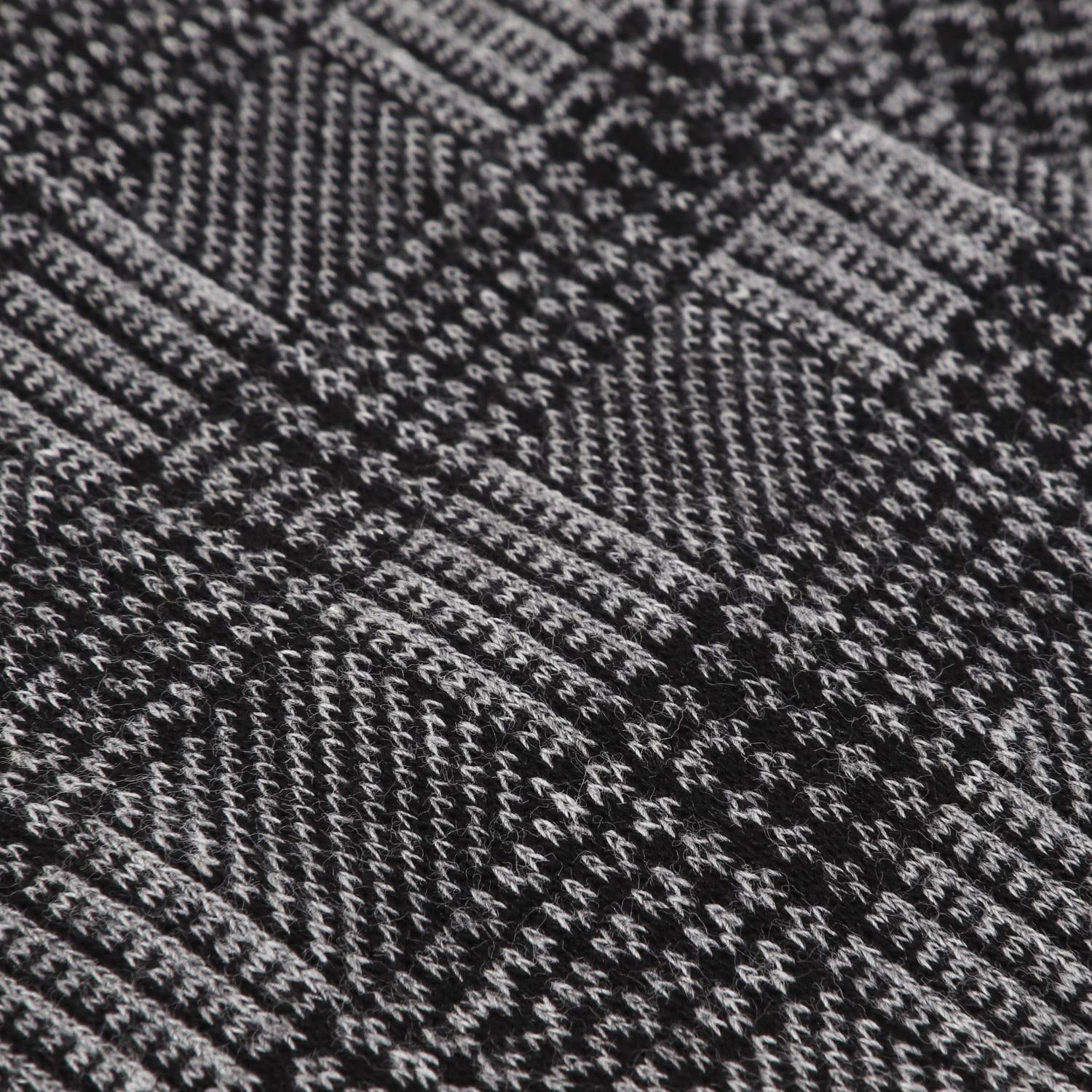 Premium Men's Formal Woven Check Cotton Dress Socks - Comfortable Business & Office Wear for Professional Occasions