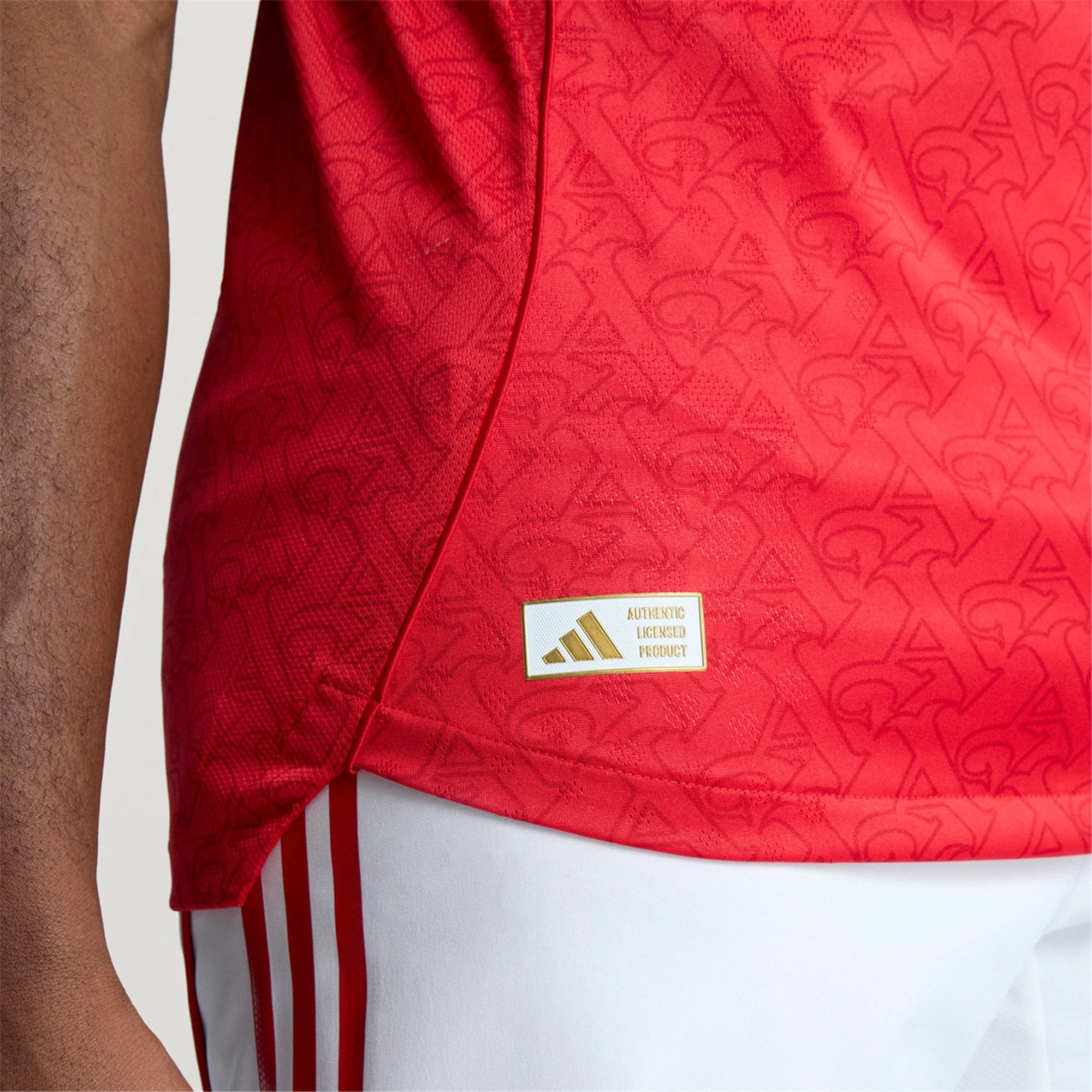 Adidas David Raya Arsenal FC Authentic Home Jersey 25/26 with EPL Patch - Better Scarlet/White - Official Football Shirt for Fans & Players - Perfect for Matchdays, Training & Soccer Enthusiasts