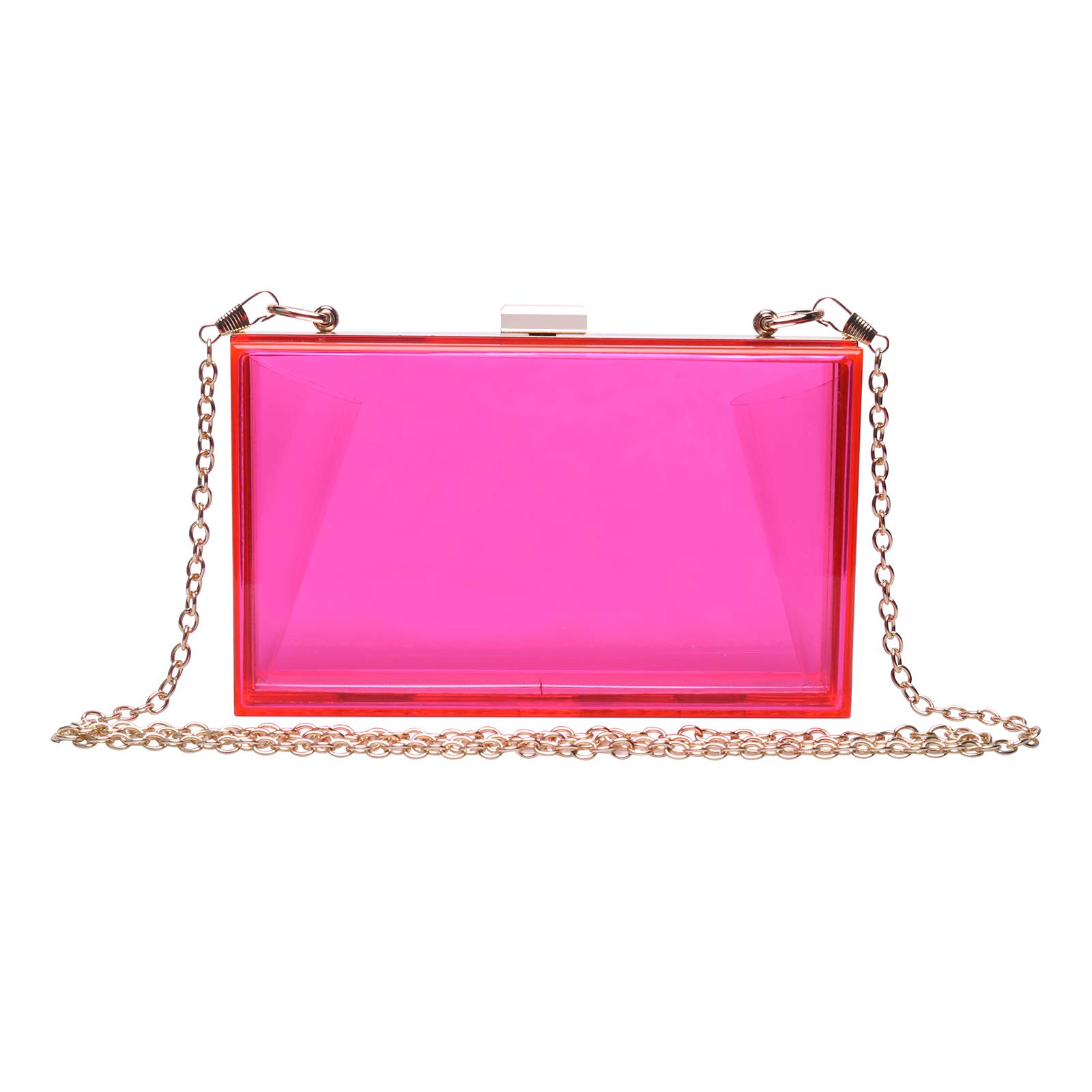 Elegant Women's Acrylic Transparent Evening Clutch Bag - Vintage Style Banquet Handbag for Parties, Weddings & Formal Events