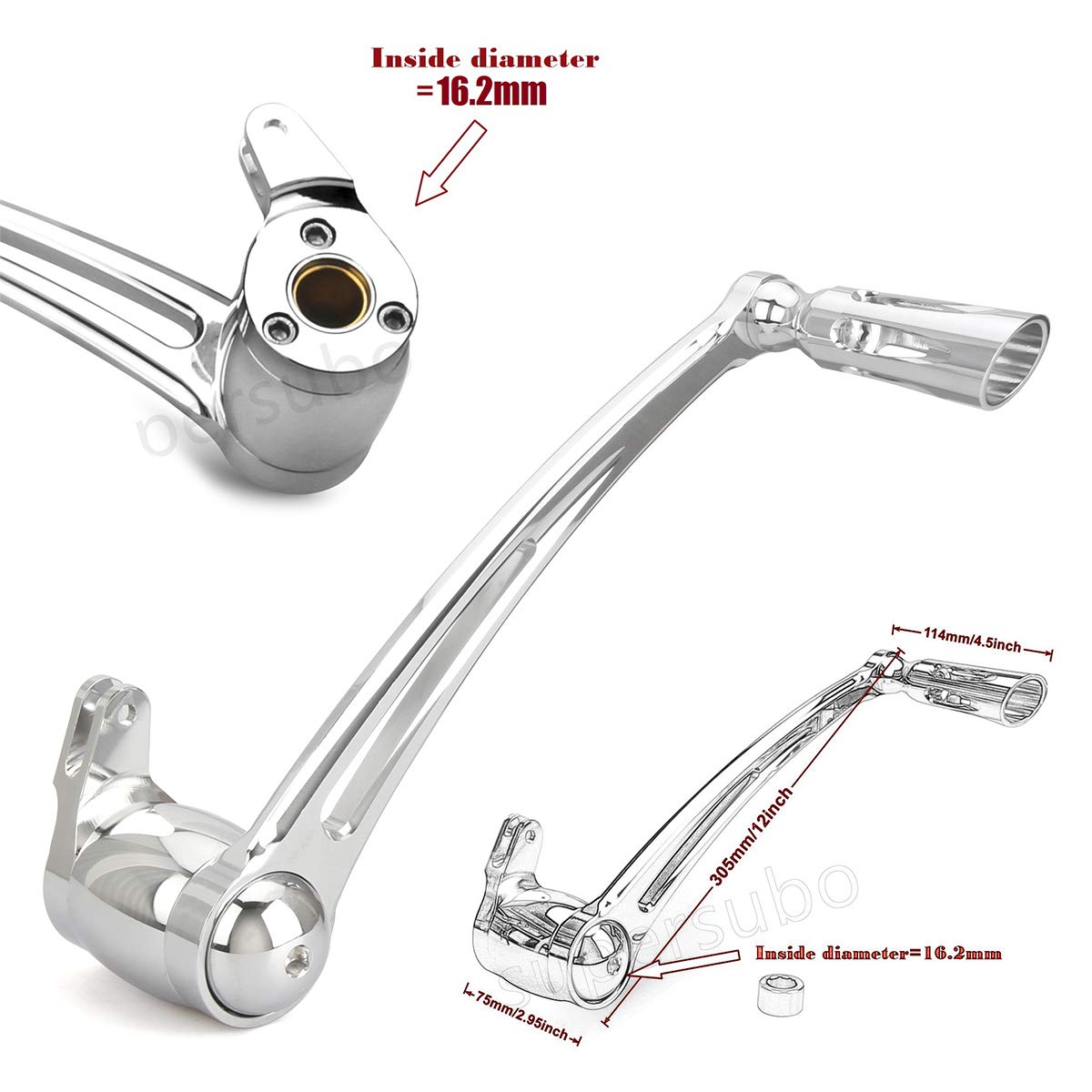 Chrome Floorboards for Harley Davidson Street Glide FLHX & Road Glide Special FLTRXS 2008-2013 - Shift Lever & Passenger Footboards for Enhanced Riding Comfort on Long Road Trips
