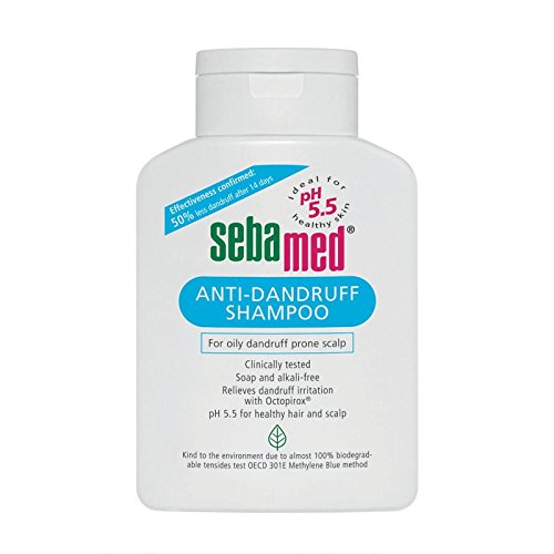 Sebamed Anti-Dandruff Shampoo for Men & Women - 200ml - pH 5.5 Balanced Formula for Scalp Care - Soothes Itchy Scalp & Fights Flakes - Ideal for Daily Use at Home or Travel