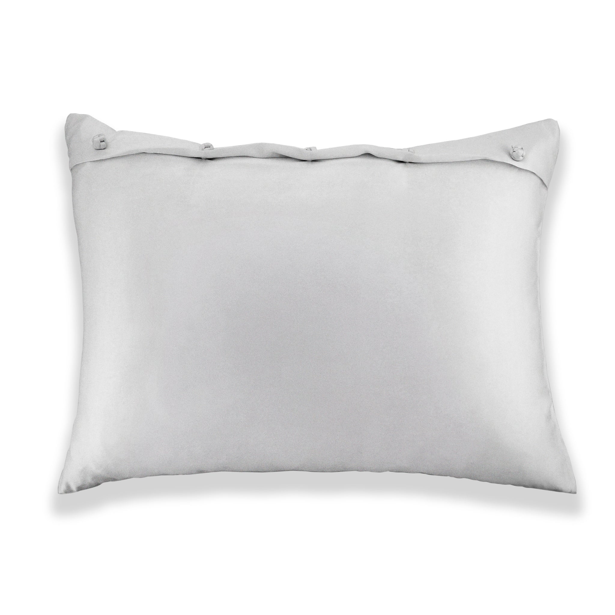 Luxury Charmeuse Pillow Sham with Elegant French Knots - Perfect for Master Bedroom & Guest Room Decor