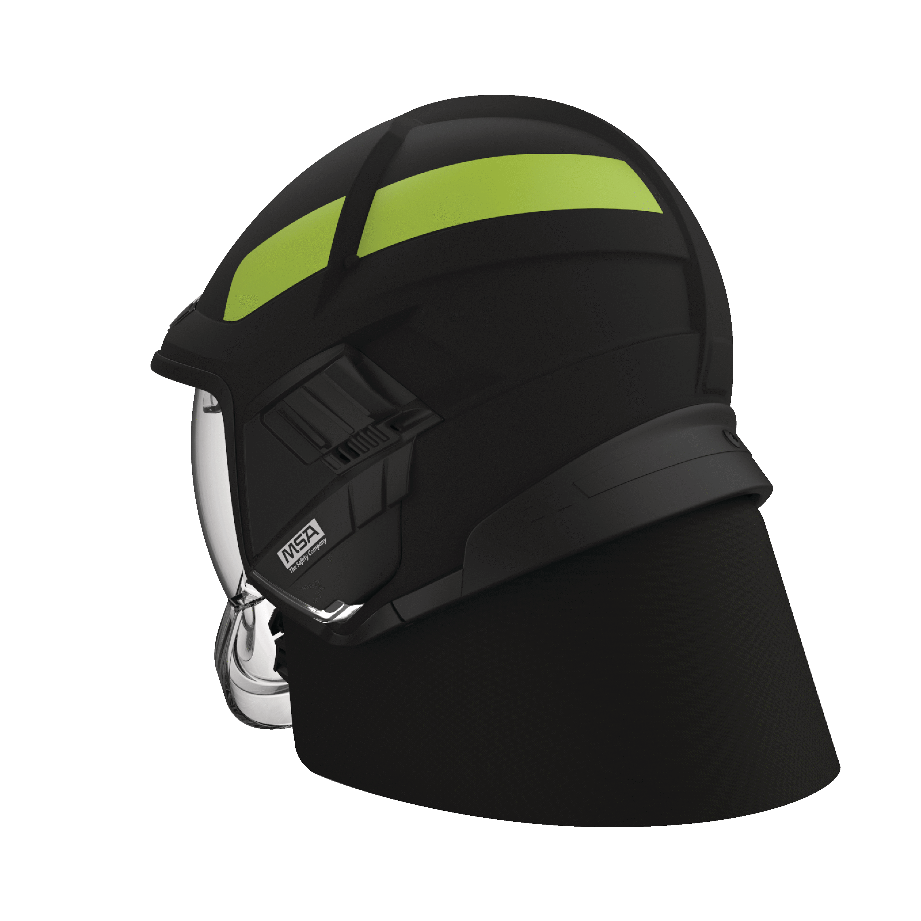 CAIRNS XF1 Modern Firefighter Helmet - Black Matte Finish | Lightweight & Durable Fire Safety Gear for Professional Firefighters & First Responders | Ideal for Emergency Rescue, Firefighting & Hazardous Environments