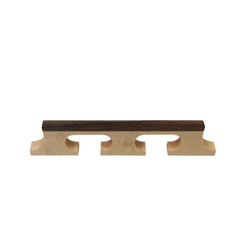 Premium Maple & Rosewood 4-String Banjo Bridge with 3 Legs - High-Quality Replacement Part for 4-String Banjos - Perfect for Bluegrass, Folk & Country Music Performances