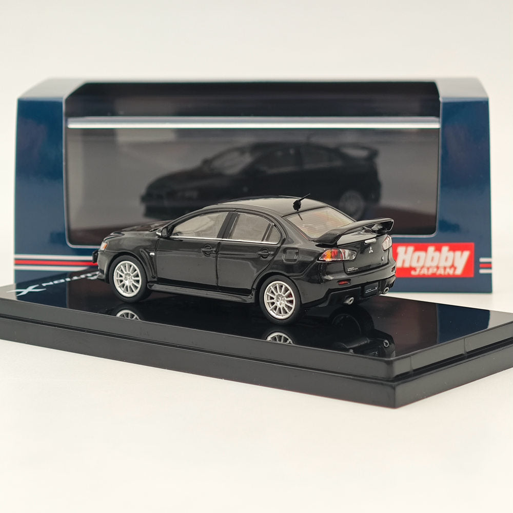 1/64 Mitsubishi Lancer Evolution X Phantom Black Pearl Diecast Model Car - Limited Edition Collectible for Car Enthusiasts & Hobbyists - Perfect for Display, Gifts, and Model Car Collections