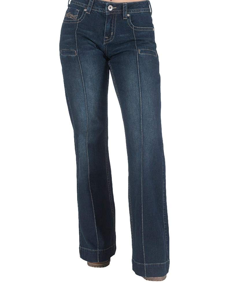 Cowgirl Tuff Women's Straight Leg Jeans - Comfortable Denim Pants for Western Style, Riding & Everyday Wear