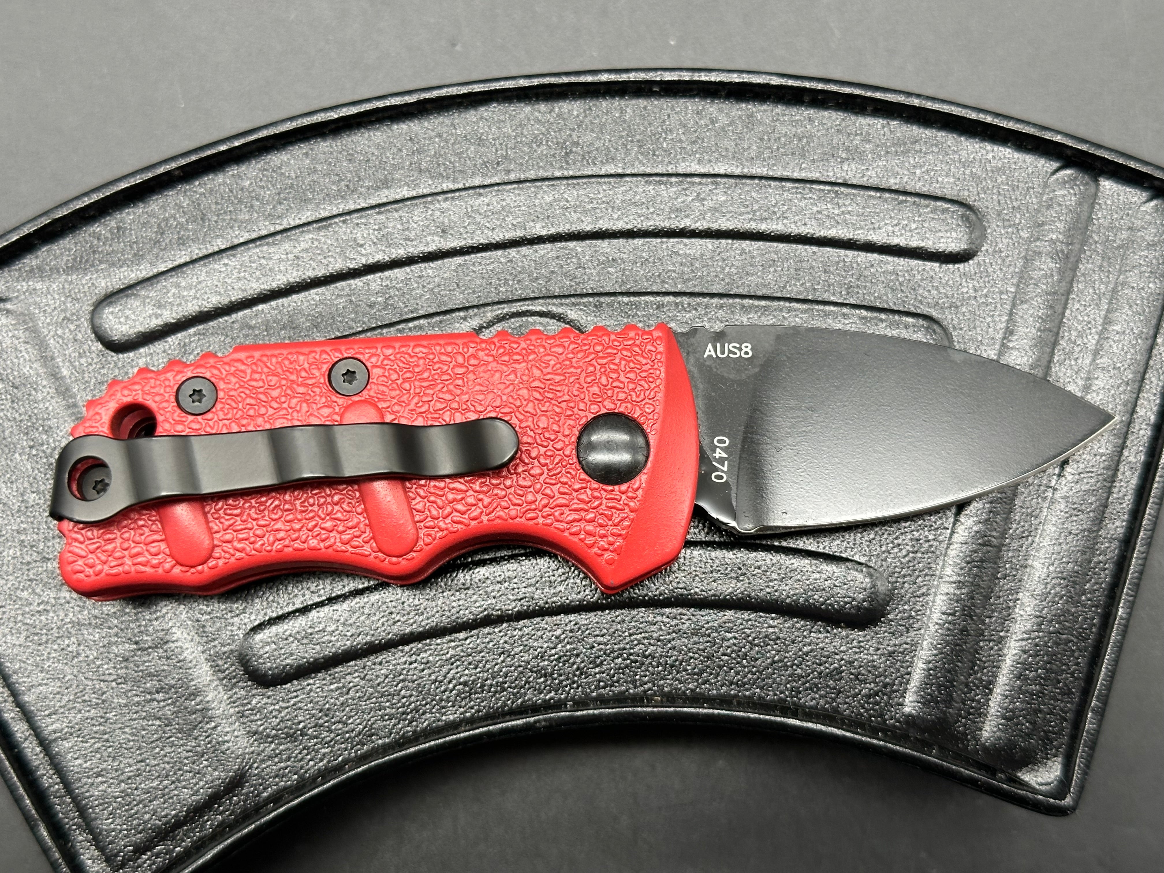 Boker Red Sub Kalashnikov Automatic Knife - 1.95