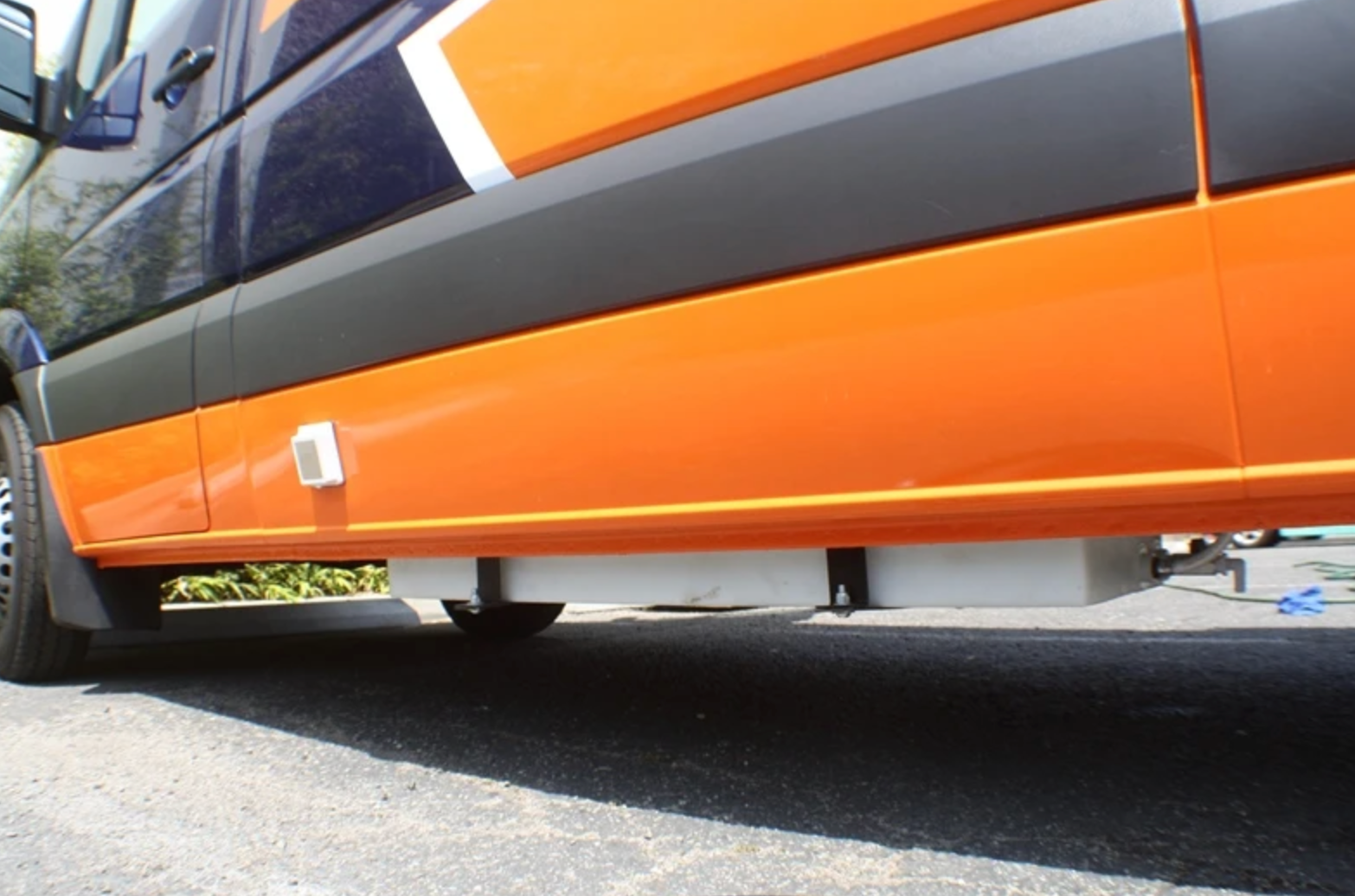 22 Gallon Polyethylene Water & Waste Tank for Sprinter Van - Portable RV, Marine & Camping Storage Solution