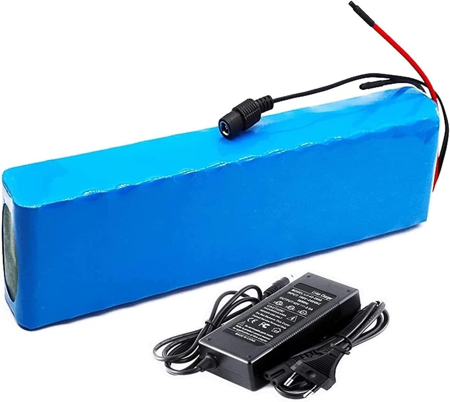 36V 30Ah Lithium Ion E-Bike Battery with Charger - Replacement Battery for 200W-500W Electric Bikes, Motorcycles & Scooters - Perfect for Commuting, Off-Road Adventures & Urban Travel