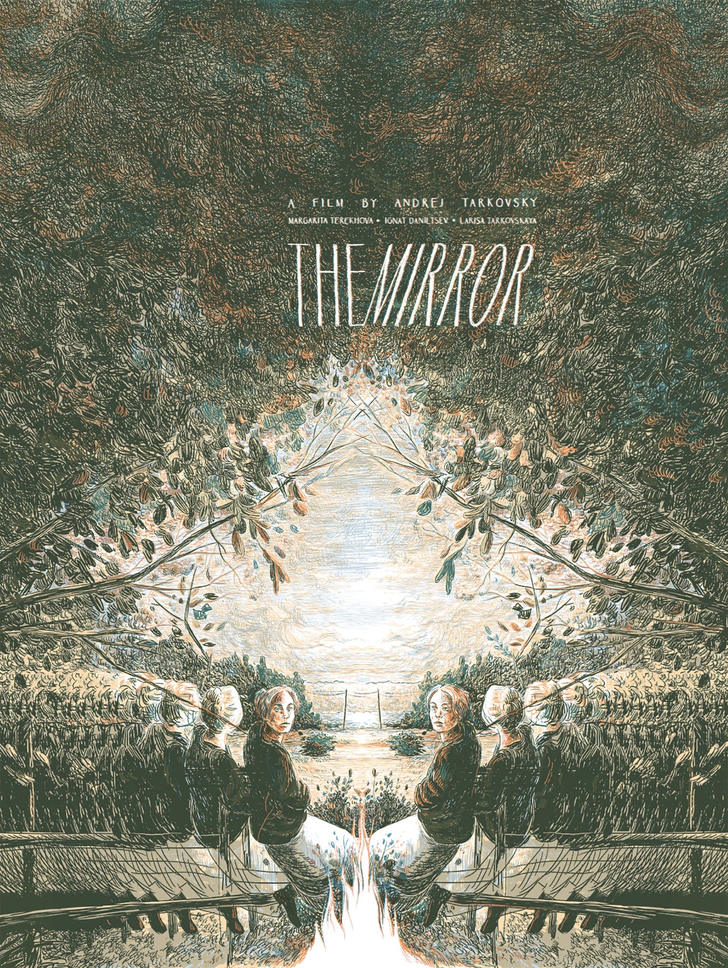 Black Dragon Press x Mondo #11: The Mirror - Limited Edition Art Print for Home Decor, Office Wall Art & Gift for Movie Fans