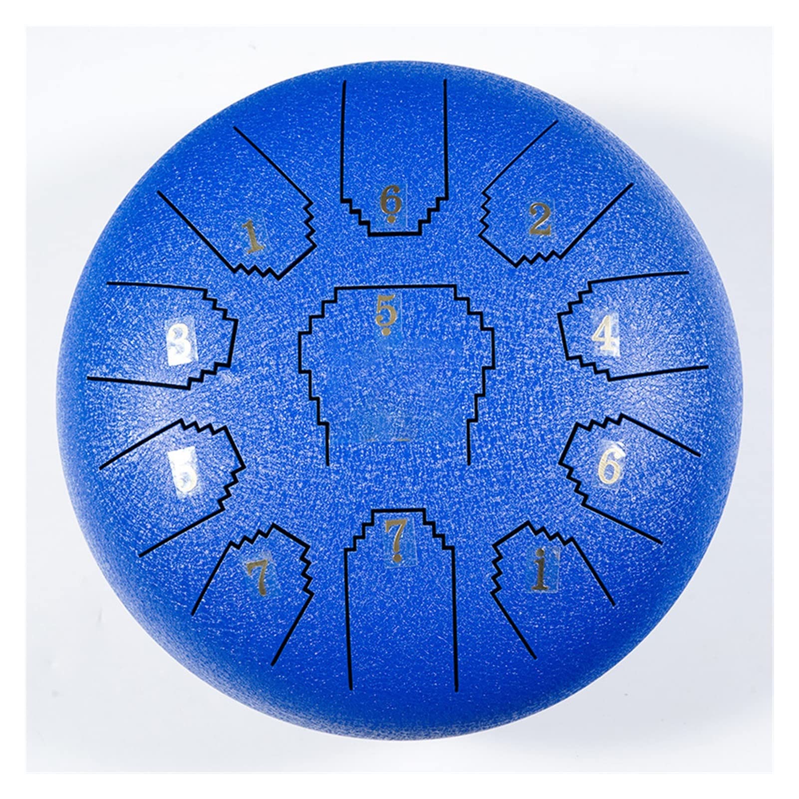 6 Inch 8 Tone FLFL Steel Tongue Drum - Handpan Style Musical Instrument for Meditation, Yoga & Stress Relief (Color: Emerald Green) - Perfect for Beginners, Music Therapy & Sound Healing Sessions