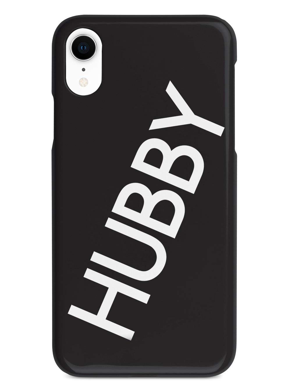 Inspired Cases - Compatible with iPhone XR Case - 3D Textured Protective Phone Cover for Apple iPhone XR - Hubby and Wifey Design - Perfect for Couples, Anniversaries & Romantic Gifts
