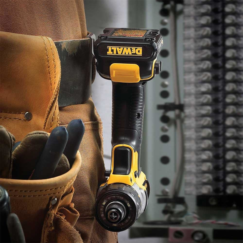 DEWALT 12V MAX Cordless Screwdriver Kit (DCF610S1) - Factory Refurbished with Warranty - Perfect for Home Repairs & DIY Projects