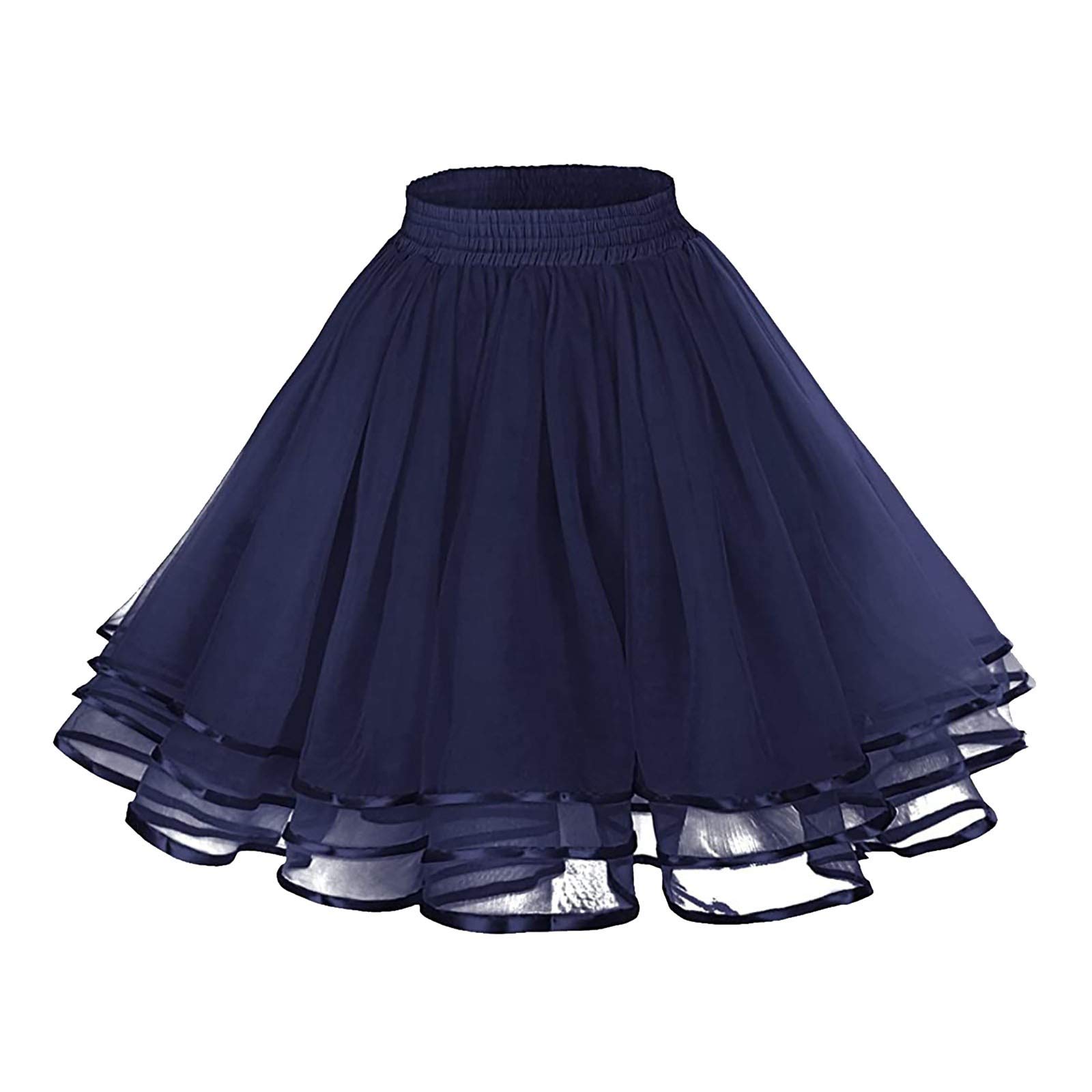 Otime Women's Flared A-Line Mini Skirt - Stretchy Comfortable Casual Skater Skirt for Daily Wear, Work & Date Nights