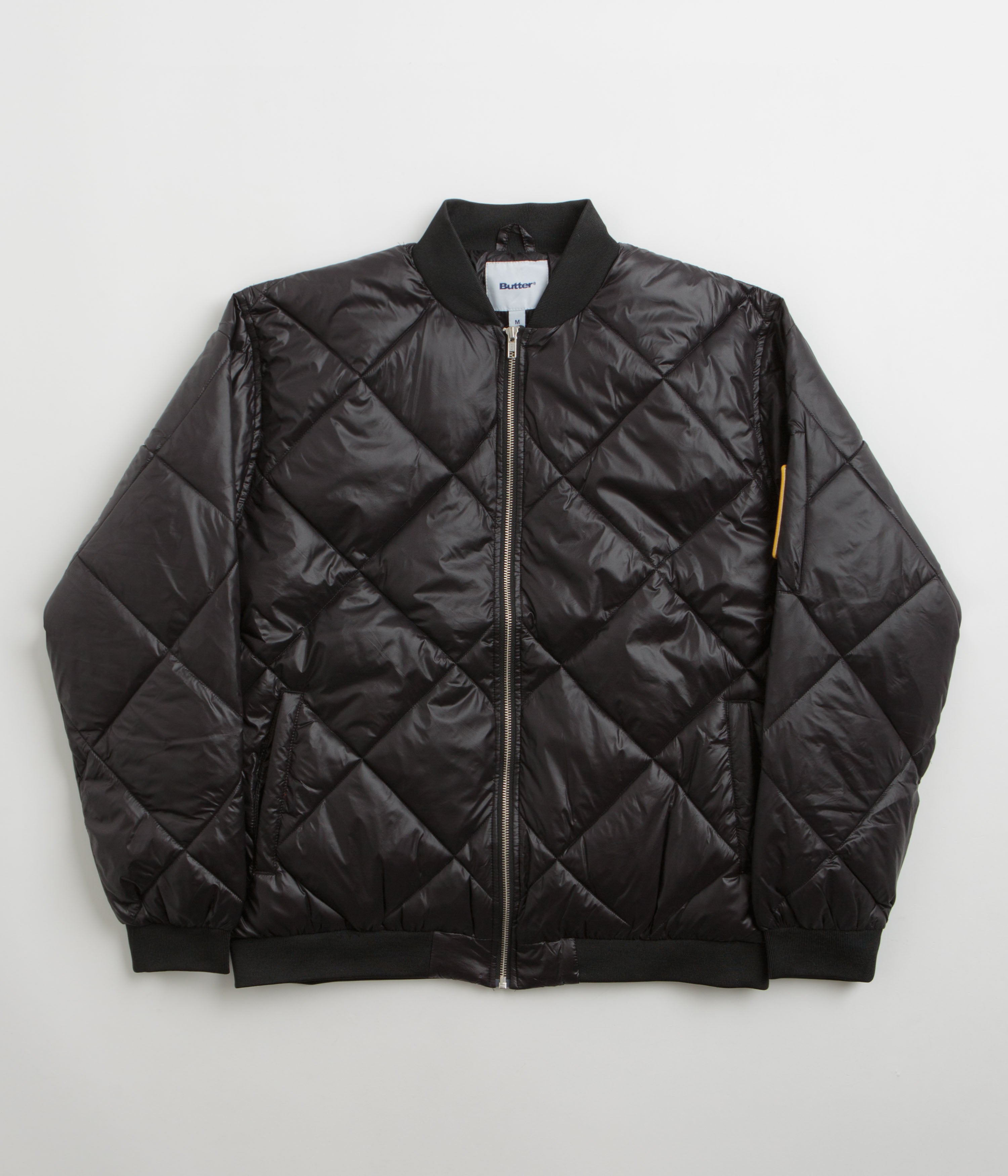 Butter Goods Temperature Bomber Jacket - Black | Men's Winter Outerwear for Casual & Streetwear Style