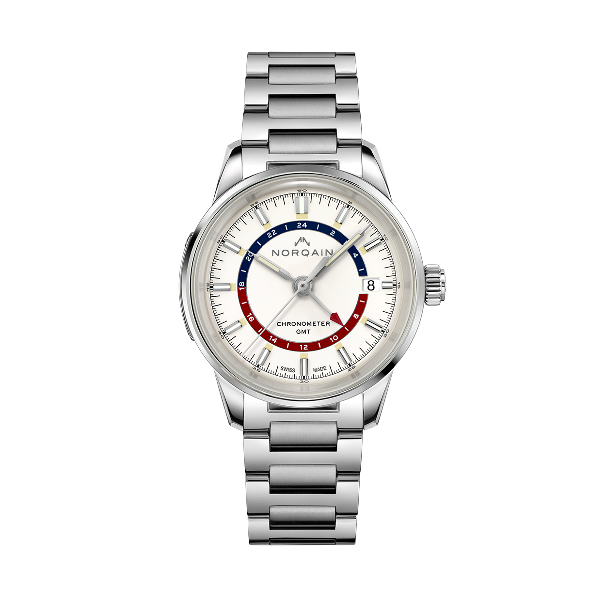 Freedom 60 GMT 40MM Automatic Watch - Stainless Steel Men's Diver Watch with Date Function | Perfect for Travel, Business & Outdoor Adventures