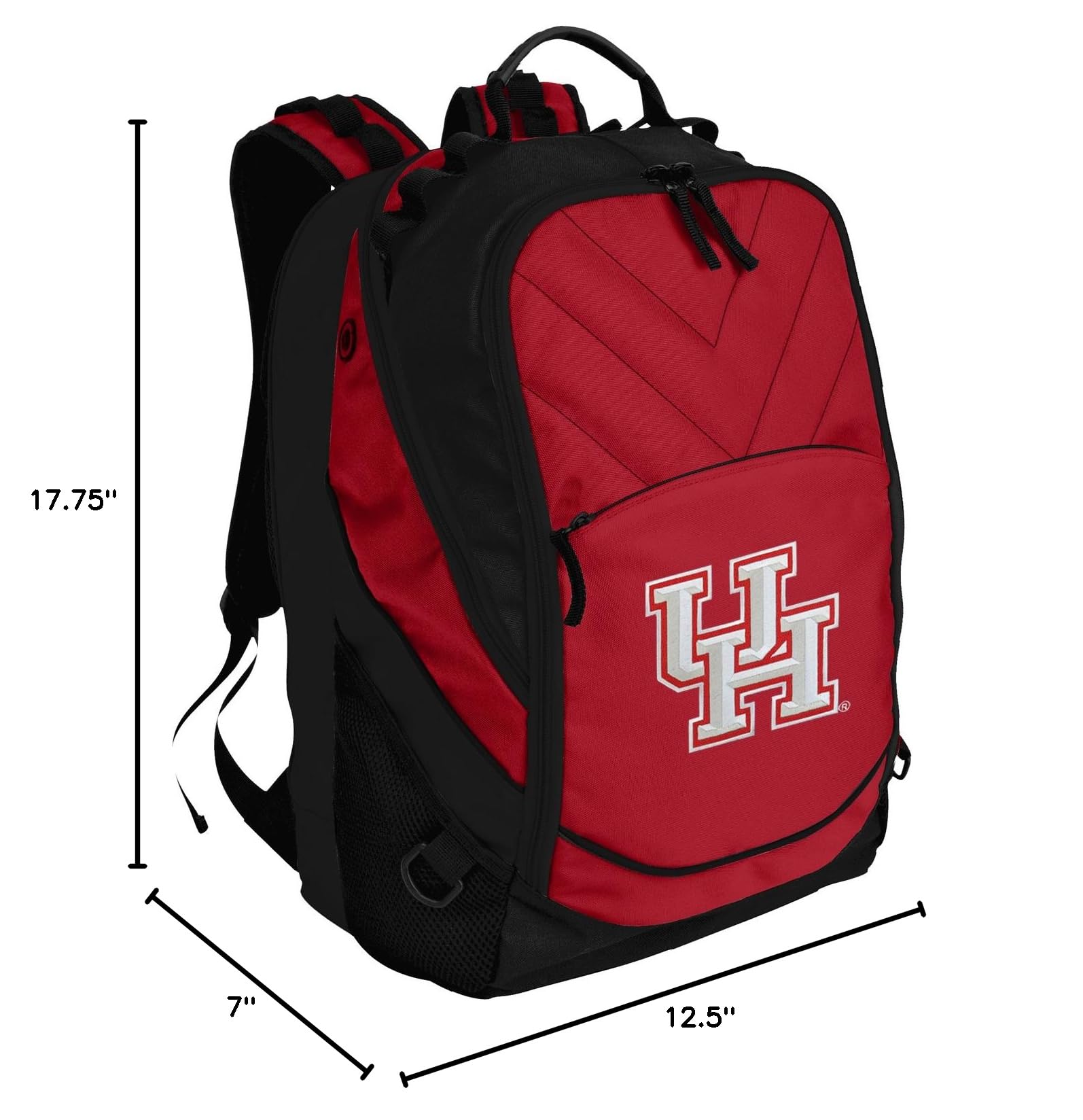 University of Houston Backpack UH Logo Laptop Computer Bag for School, Work & Travel