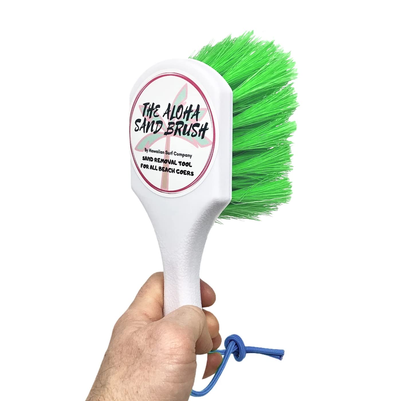 Aloha Sand Brush - Portable Beach Sand Remover Tool for Kids & Adults - Perfect for Beach Vacations, Poolside, and Outdoor Adventures