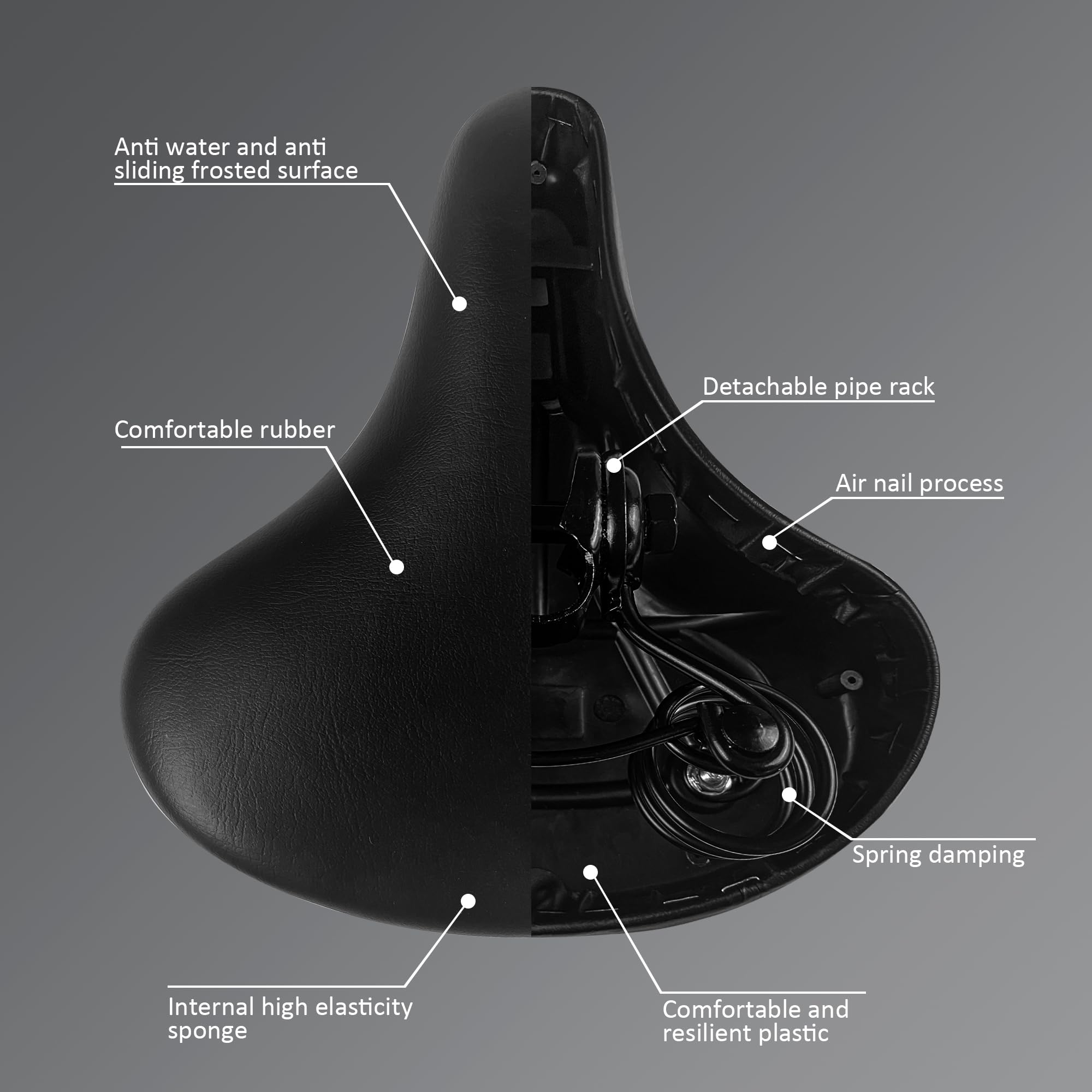 **Comfortable Kids Bike Seat for 12-24 Inch Bicycles - Replacement Saddle for Boys & Girls - Enhance Riding Experience for Young Riders - Perfect for Commuting, Park Rides & Family Outings**