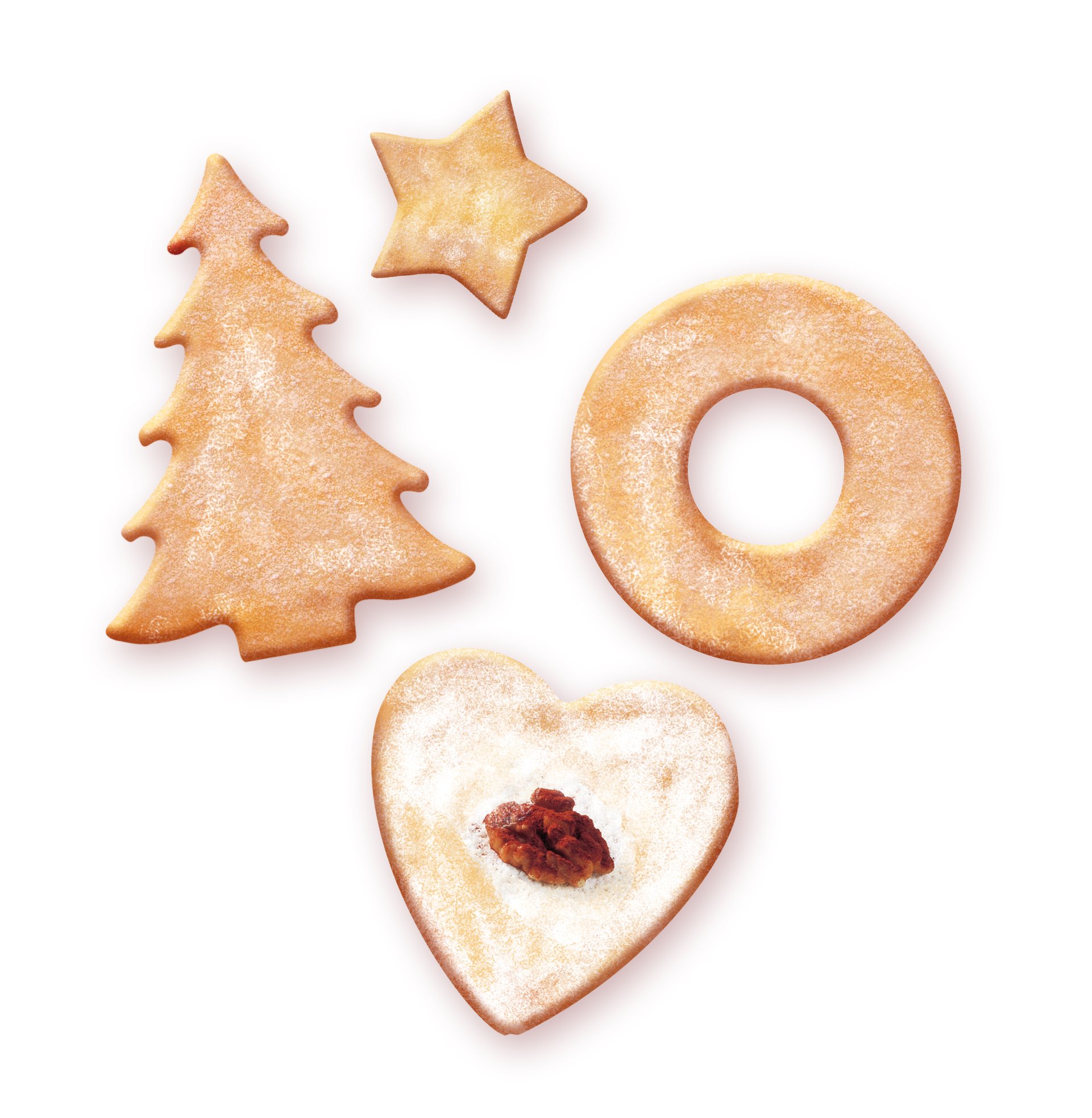 Premium Stainless Steel Cookie Cutters with Handle - 3.15