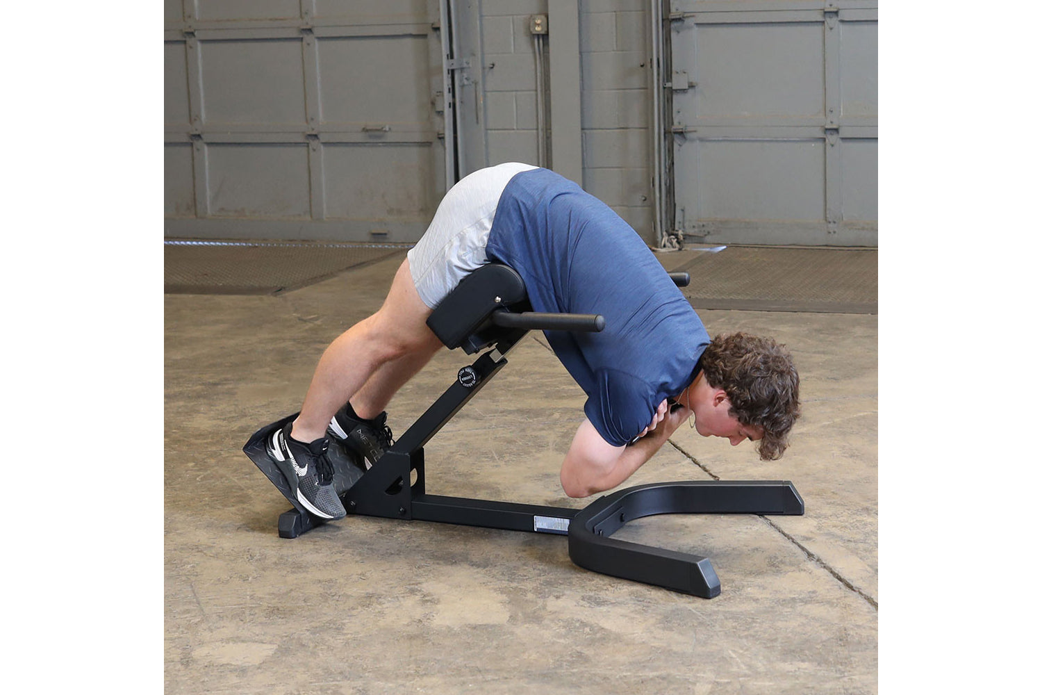 Body Solid 45 Degree Ab/Back Hyperextension Bench - Home Gym Equipment for Core Strength Training & Lower Back Workouts - Perfect for Home Fitness & Strength Training Routines