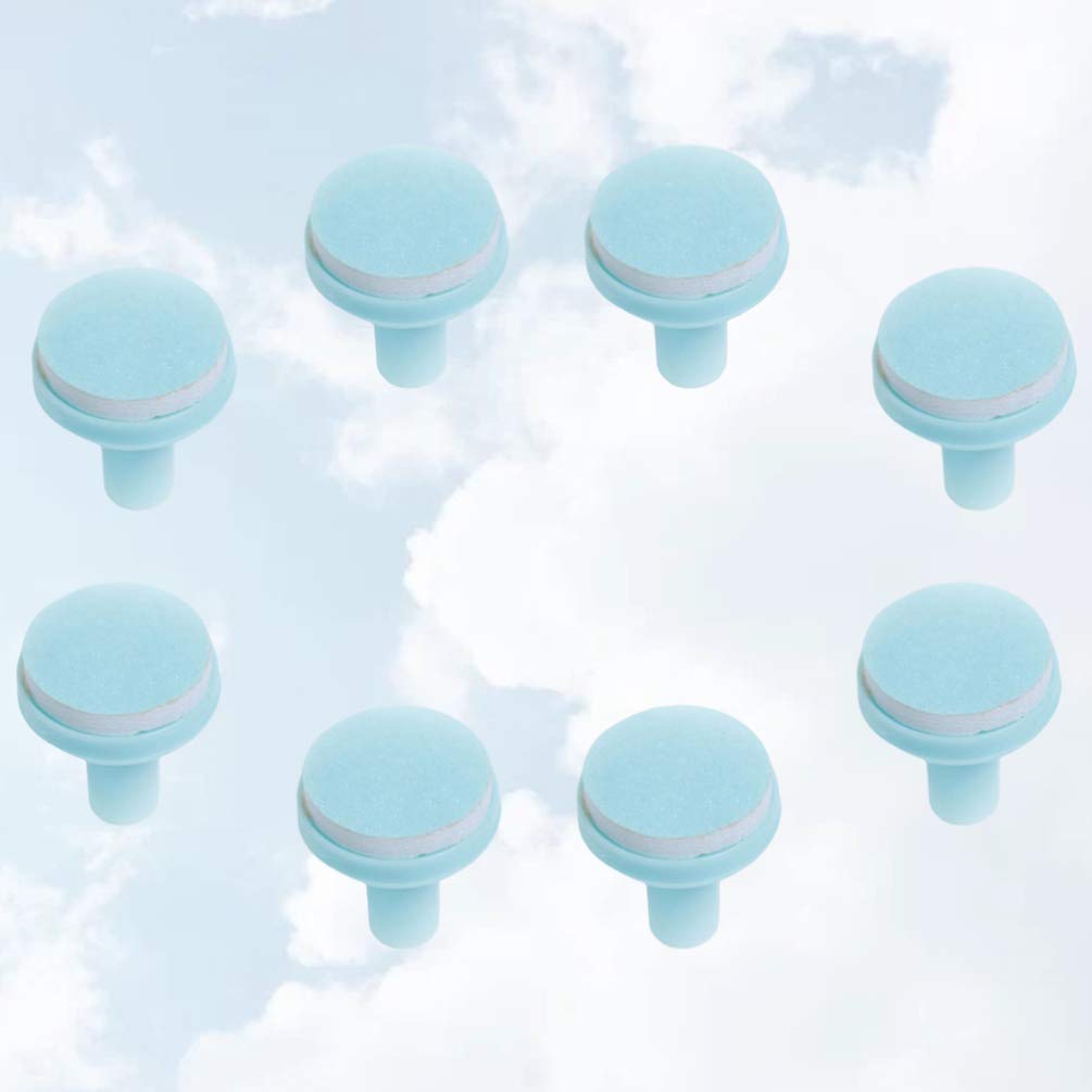 8pcs Nail Trimmer Replacement Pads - Nail File Replacement Accessories with Blue Base for Dogs & Cats - Perfect for Pet Grooming at Home