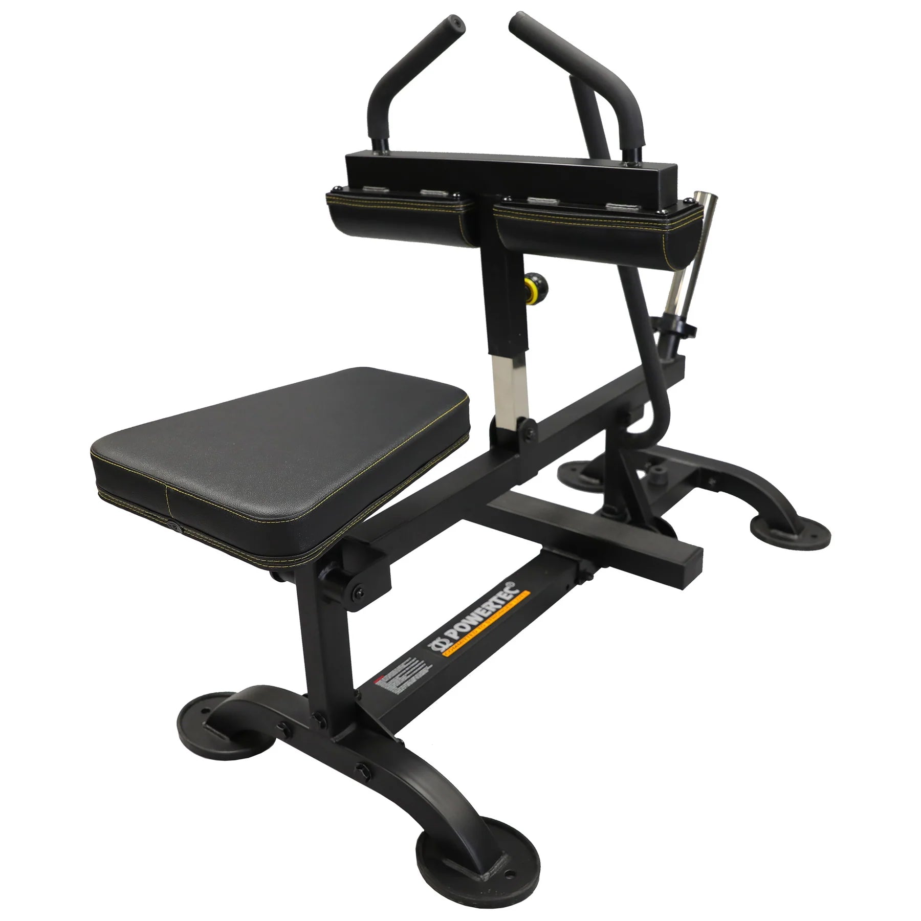 Powertec P SCR25 Seated Calf Raise Machine - Heavy Duty Home & Gym Strength Training Equipment for Leg & Calf Workouts - Perfect for Fitness Enthusiasts & Bodybuilders