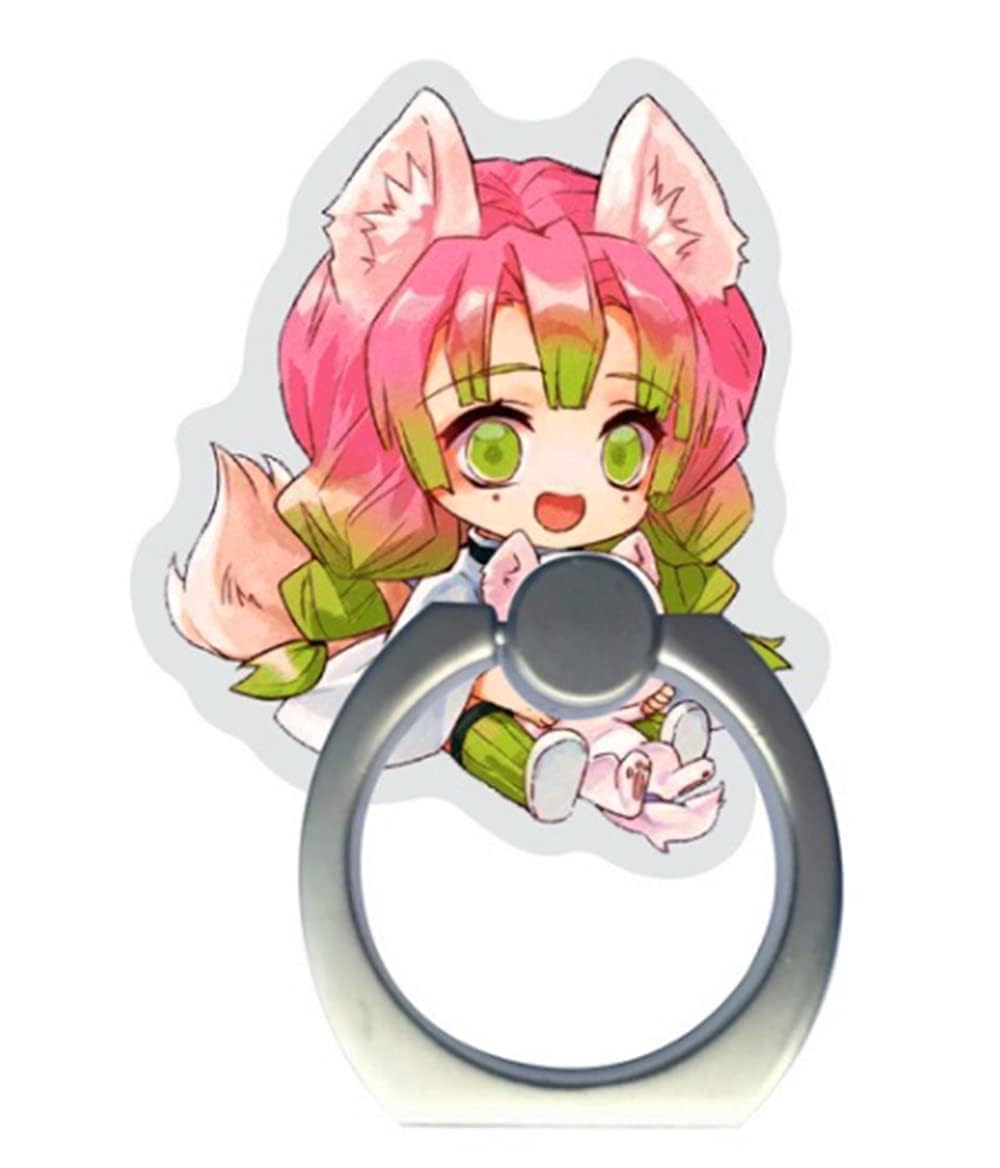Kerr's Choice Anime Slayer Phone Ring Holder - Adjustable Finger Grip Stand for Smartphones & Tablets - Compatible with iPhone, iPad, Samsung - Perfect for Watching Videos, Gaming & Hands-Free Use