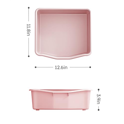 Pink Toy Storage Organizer with 6 Bins - Kids Bookshelf & Playroom Cabinet - Multifunctional Living Room Storage Solution for Toys, Books & Home Organization