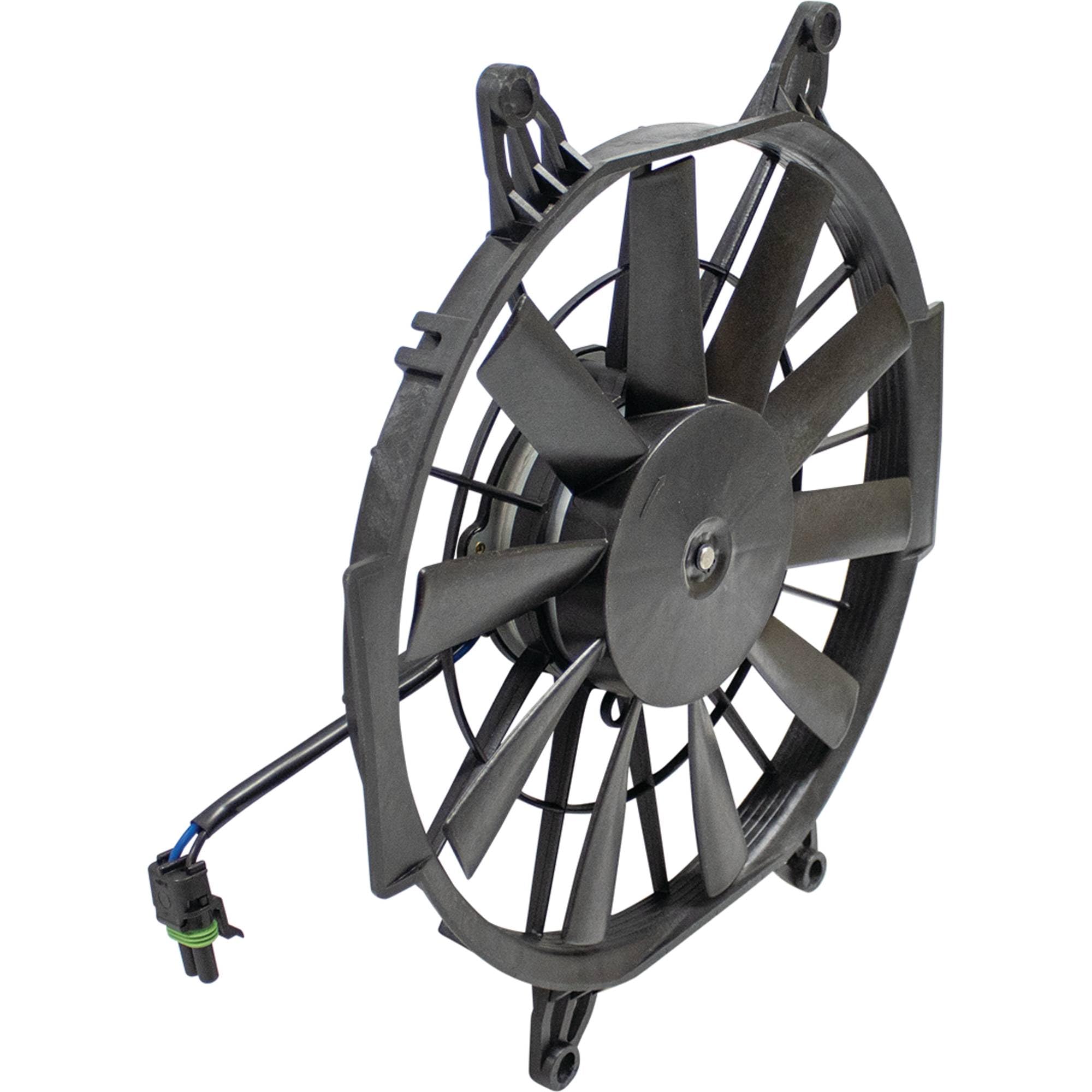 Polaris ATV Radiator Cooling Fan Motor Assembly - Replacement for Sportsman 400 450 500 HO EFI (2004-2011) | Compatible with Part Numbers 495829, 49-5829, 2410383, 434-22007, 70-1004 | Perfect for Off-Road Cooling System Maintenance & Repair