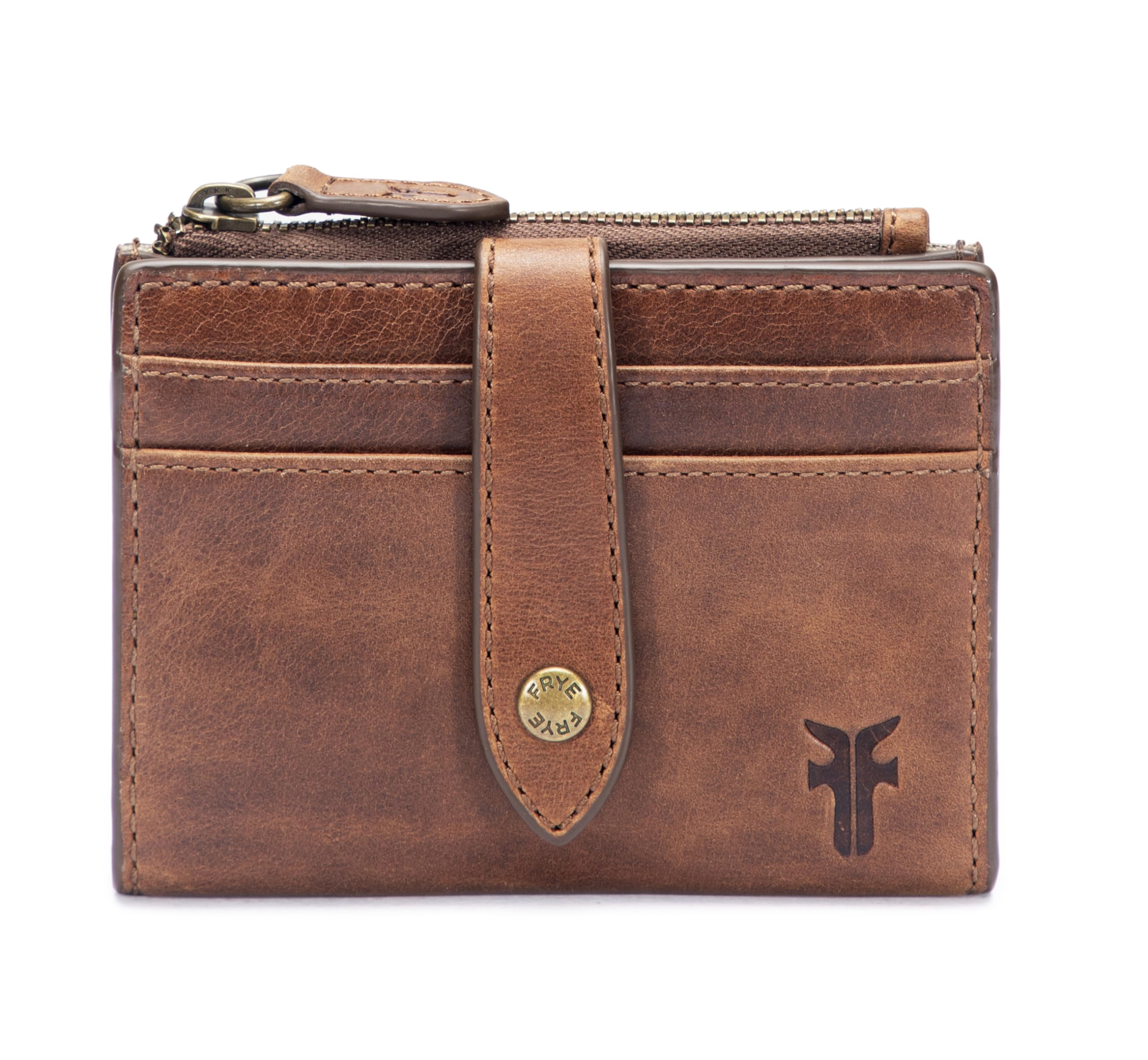 Frye Women's Melissa Coin Purse - Genuine Leather Small Wallet for Credit Cards & Cash - Perfect for Everyday Use, Travel & Gifts