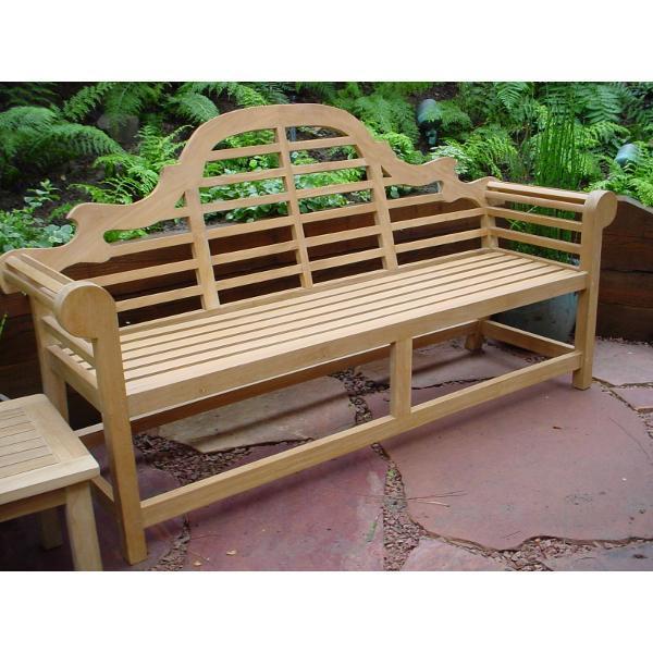 Premium Marlborough 3-Seater Outdoor Bench - Weather-Resistant Patio Furniture for Garden, Porch & Backyard Relaxation