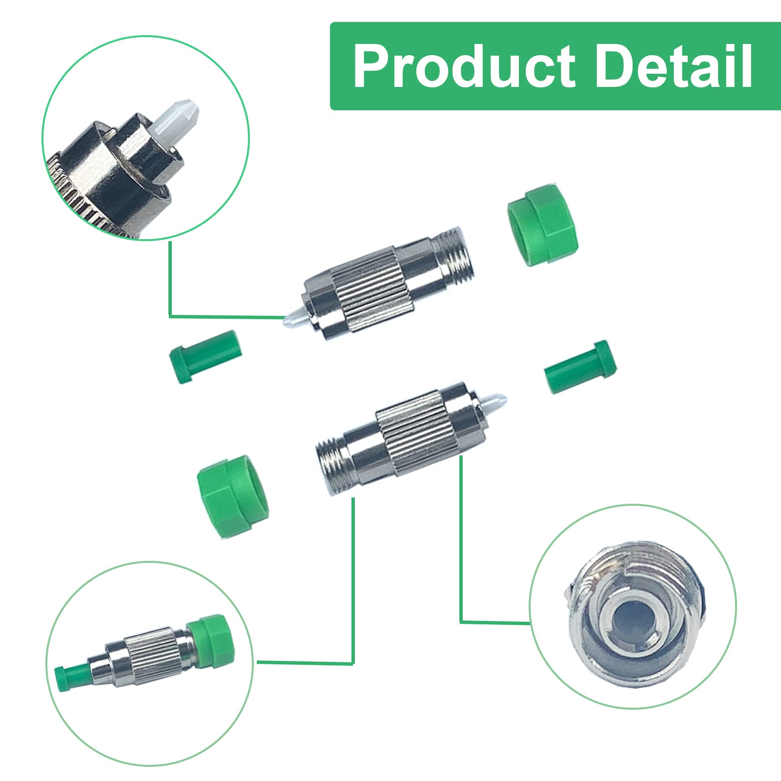 5dB FC-APC Fiber Attenuator 5Pcs - Signal Converter for Telecom Networks
