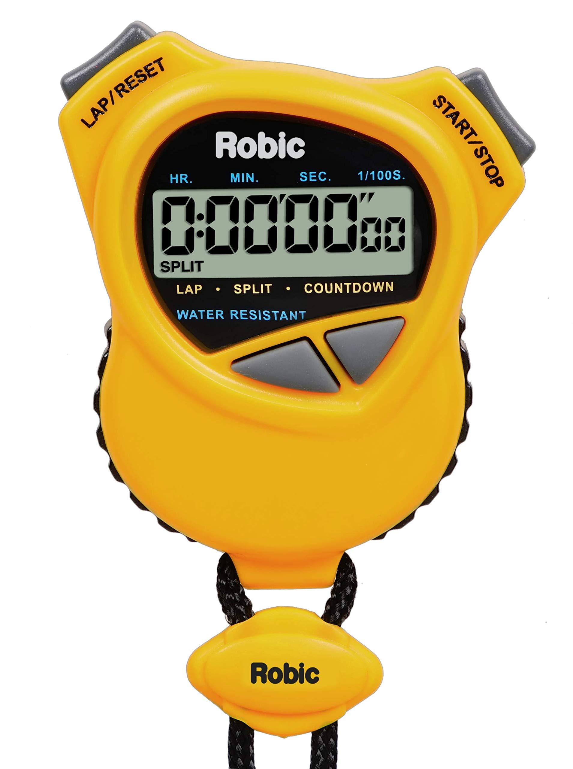 Robic Dual Stopwatch and Countdown Timer - Professional Sports Training, Cooking, Fitness, and Classroom Activities Timer