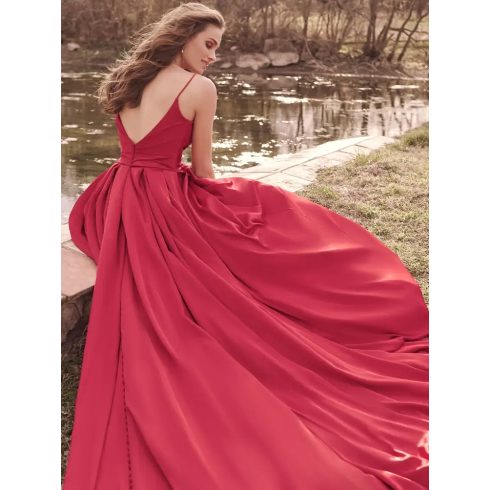 Maggie Sottero Scarlet Lace Wedding Dress - Elegant A-Line Gown for Brides, Church Ceremony & Formal Reception
