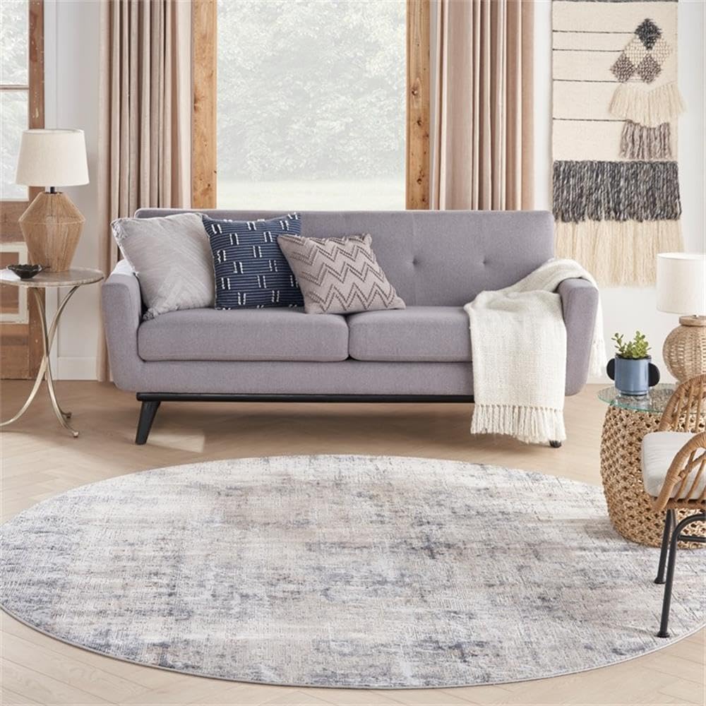 Nourison Rustic Textures Round Area Rug 7'10